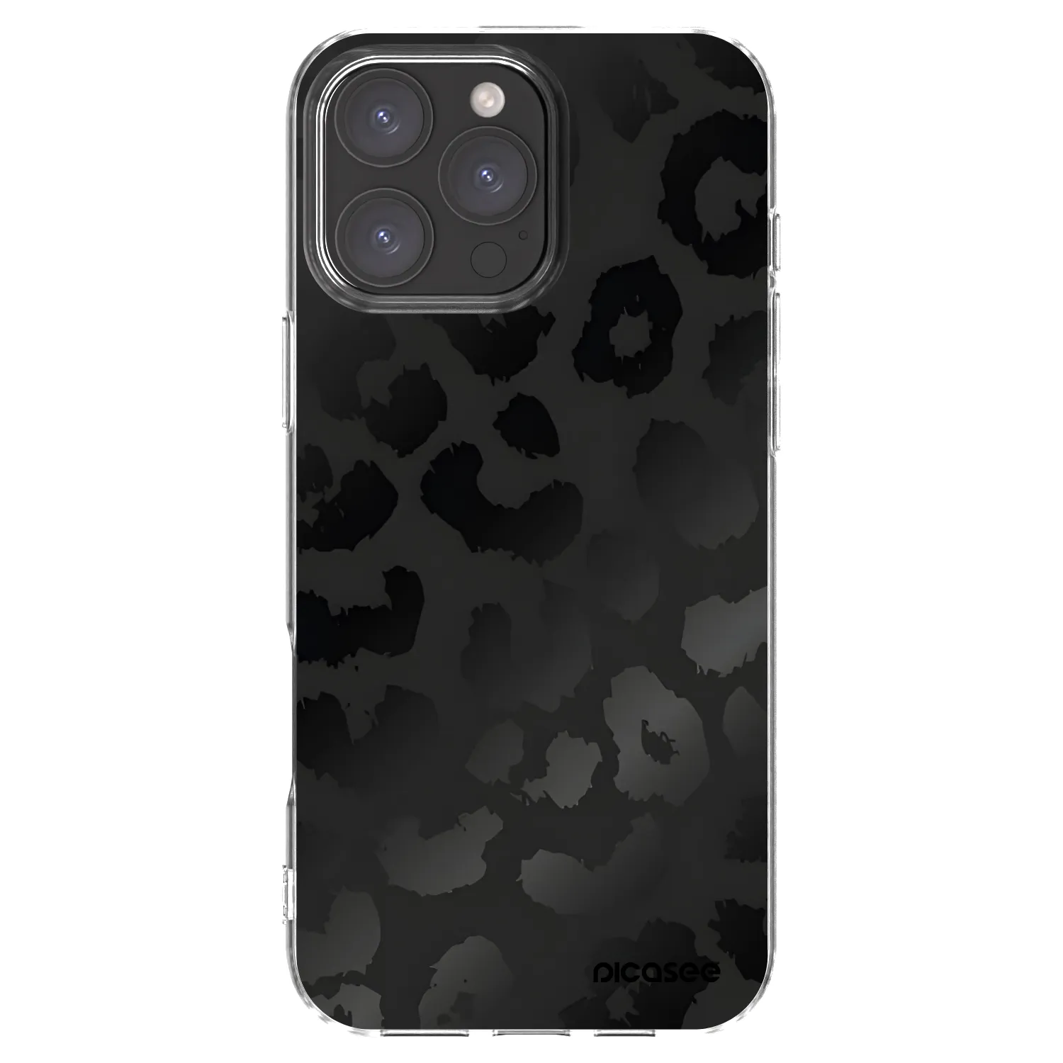 Picasee silikonska prozirna maskica za Apple iPhone 16 Pro Max - Midnight Leopard