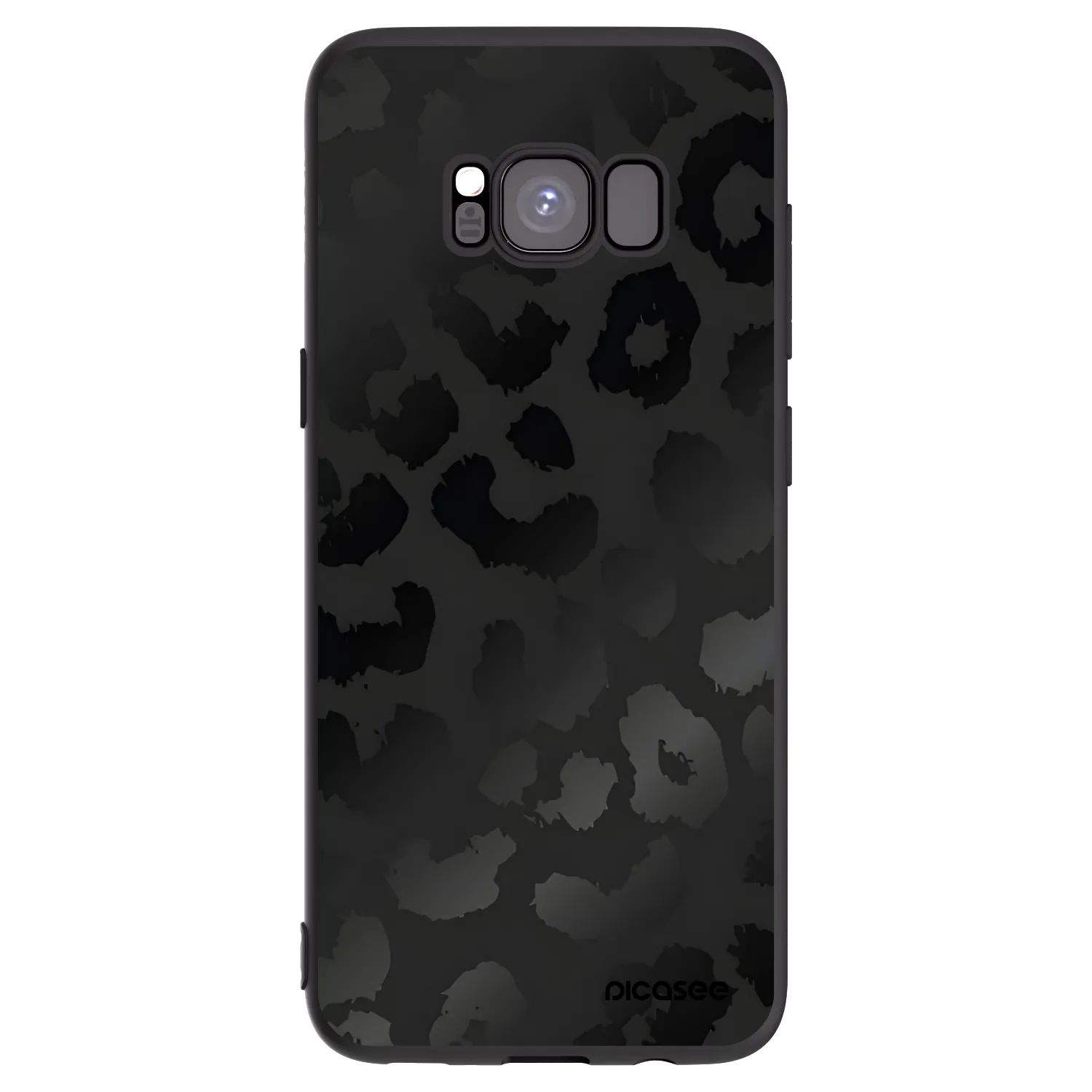 Picasee crna silikonska maskica za Samsung Galaxy A73 5G - Midnight Leopard