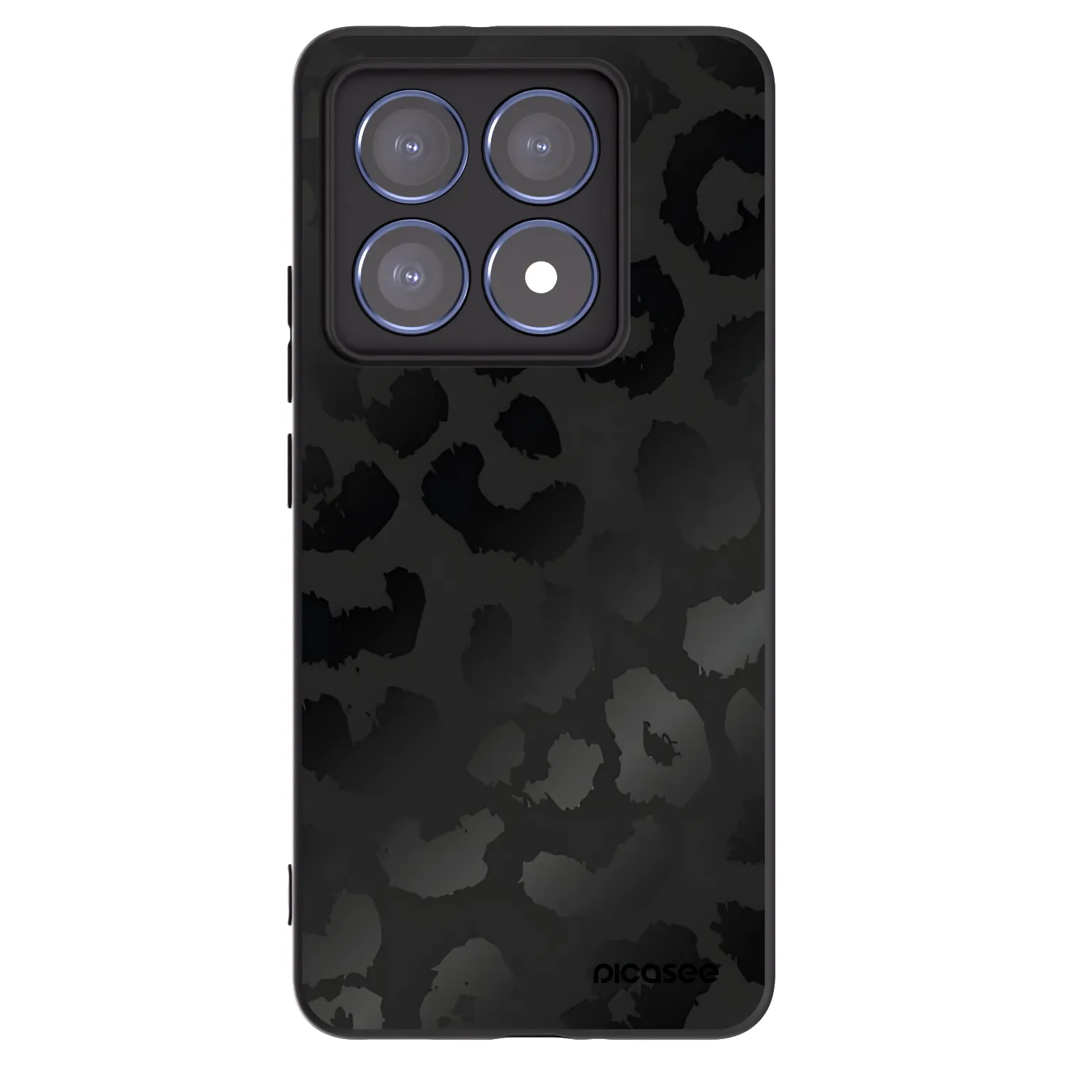 Picasee crna silikonska maskica za Xiaomi 14T Pro - Midnight Leopard