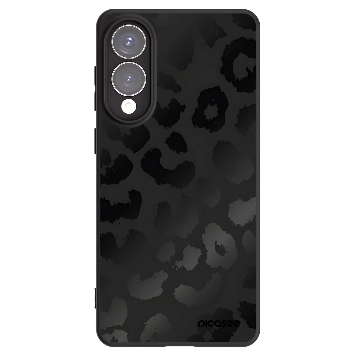 Picasee crna silikonska maskica za Samsung Galaxy S25 Edge 5G - Midnight Leopard