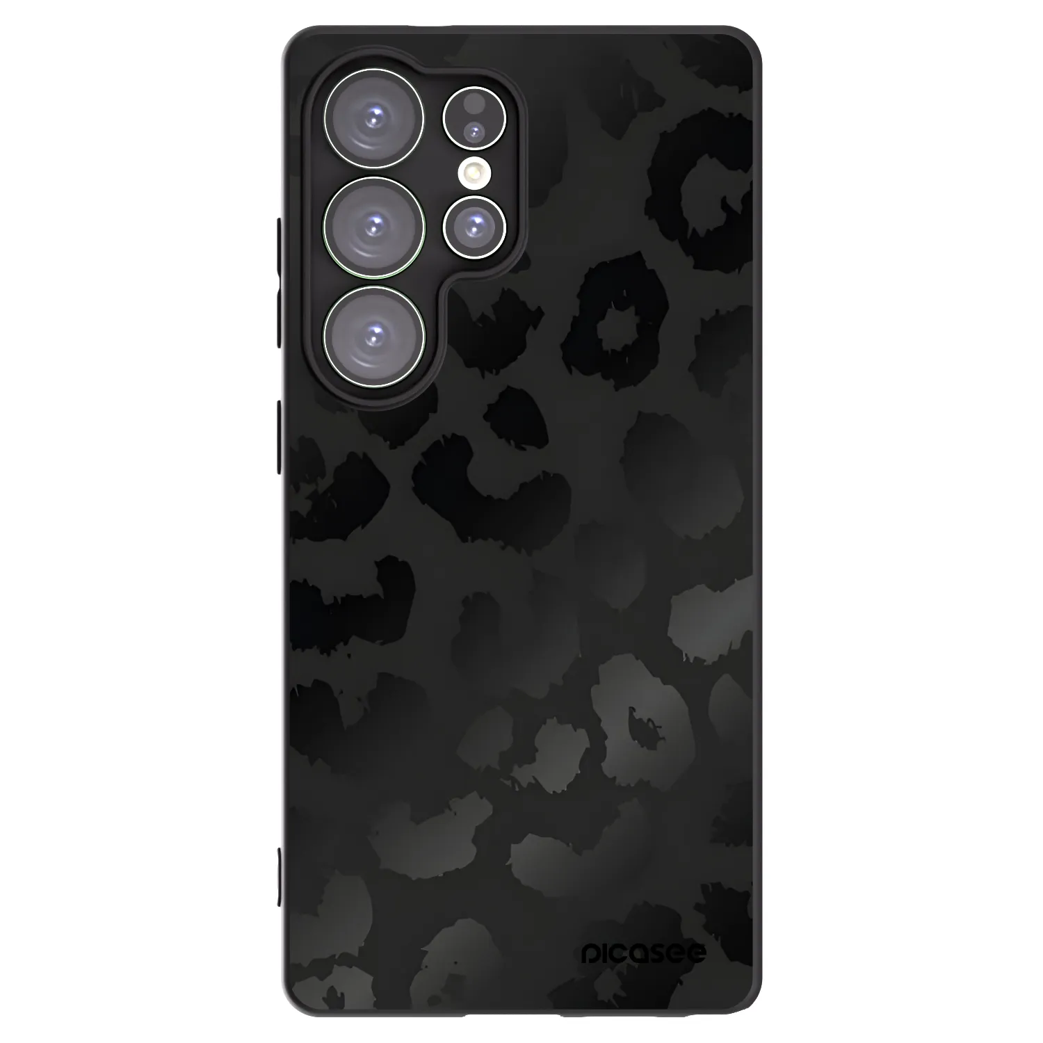 Picasee crna silikonska maskica za Samsung Galaxy S25 Ultra 5G - Midnight Leopard