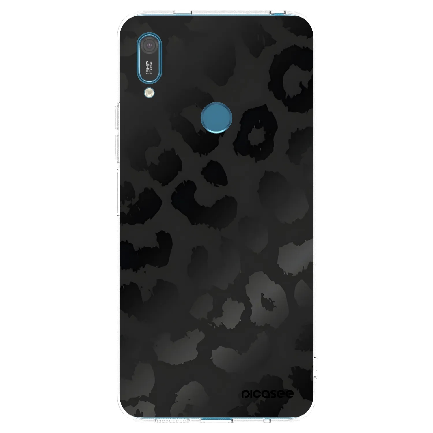 Picasee silikonska prozirna maskica za Huawei Y7 2019 - Midnight Leopard