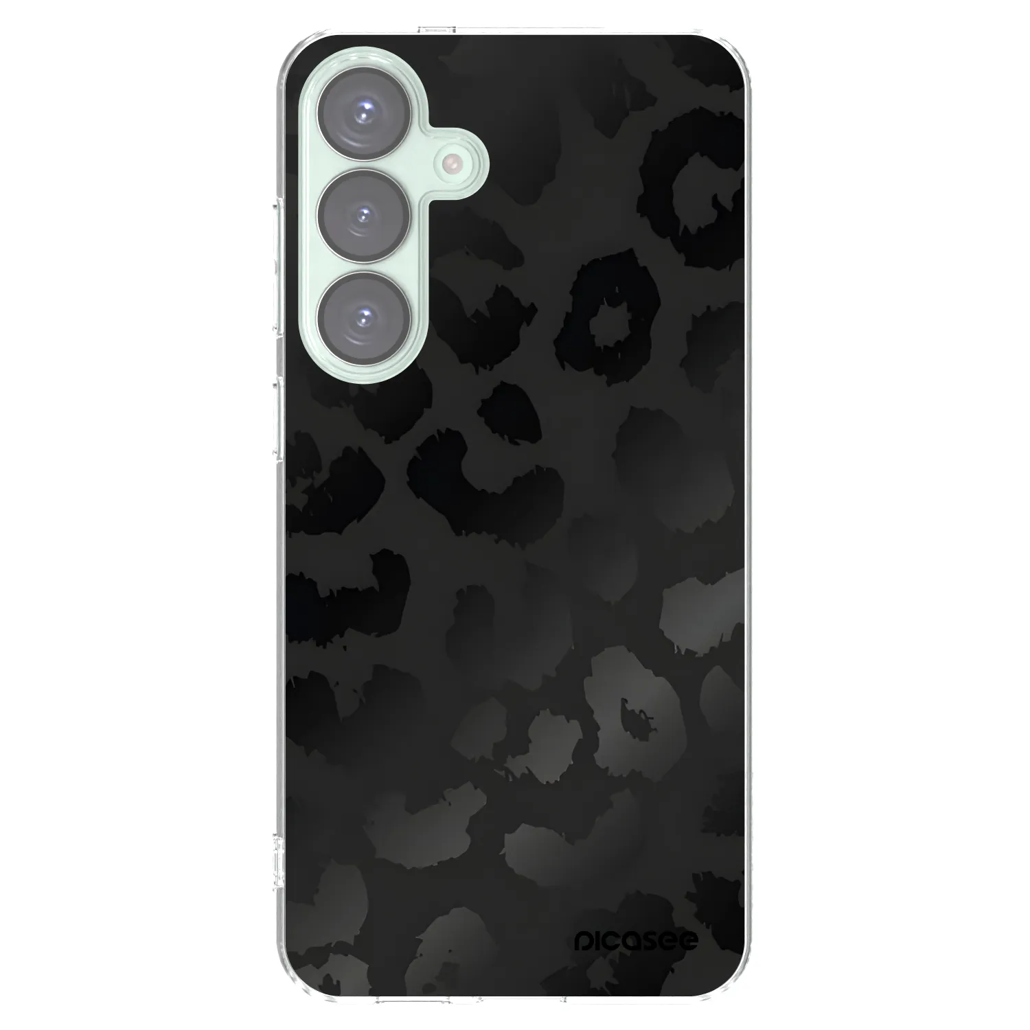 Picasee silikonska prozirna maskica za Samsung Galaxy S25+ 5G - Midnight Leopard