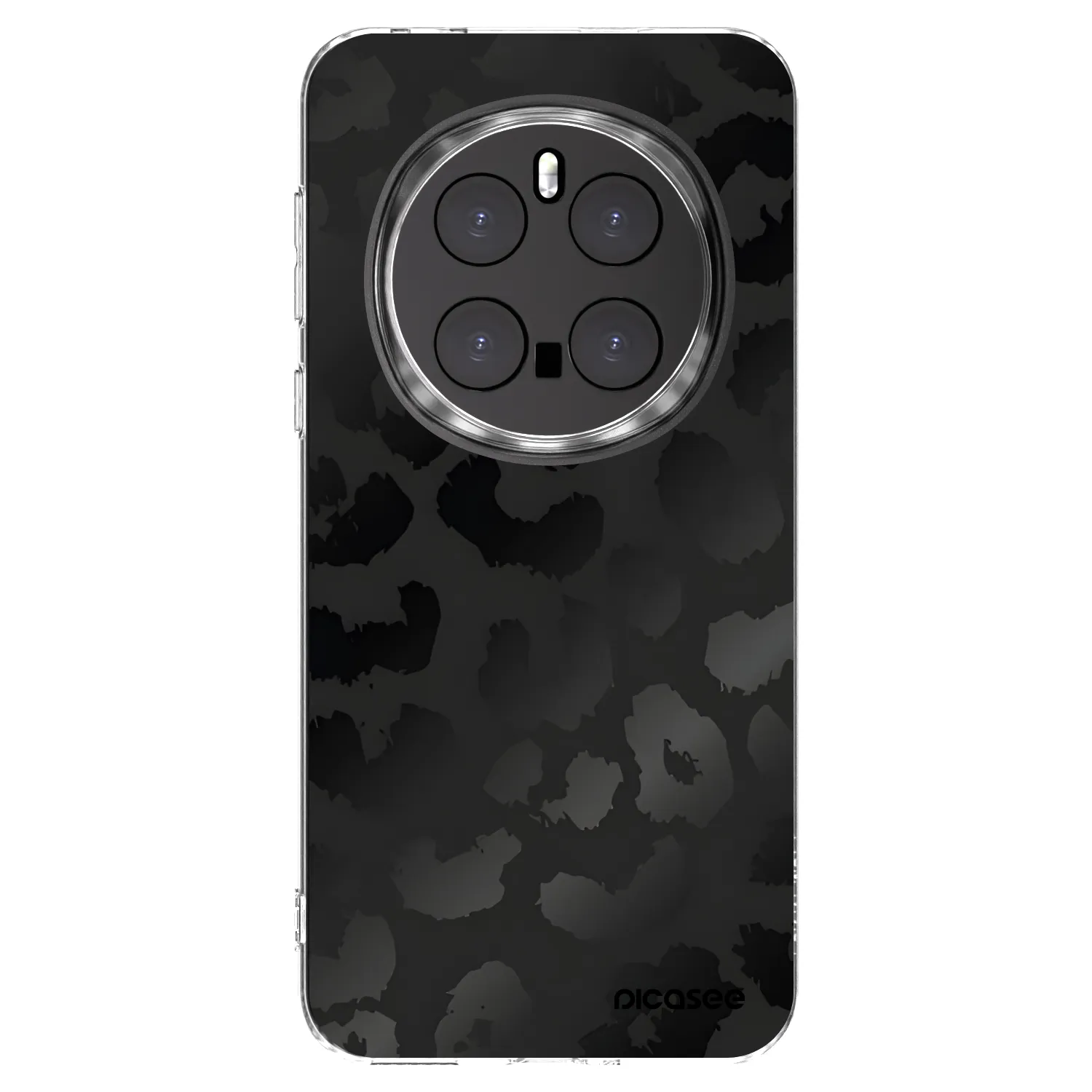 Picasee silikonska prozirna maskica za Honor Magic7 Pro 5G - Midnight Leopard