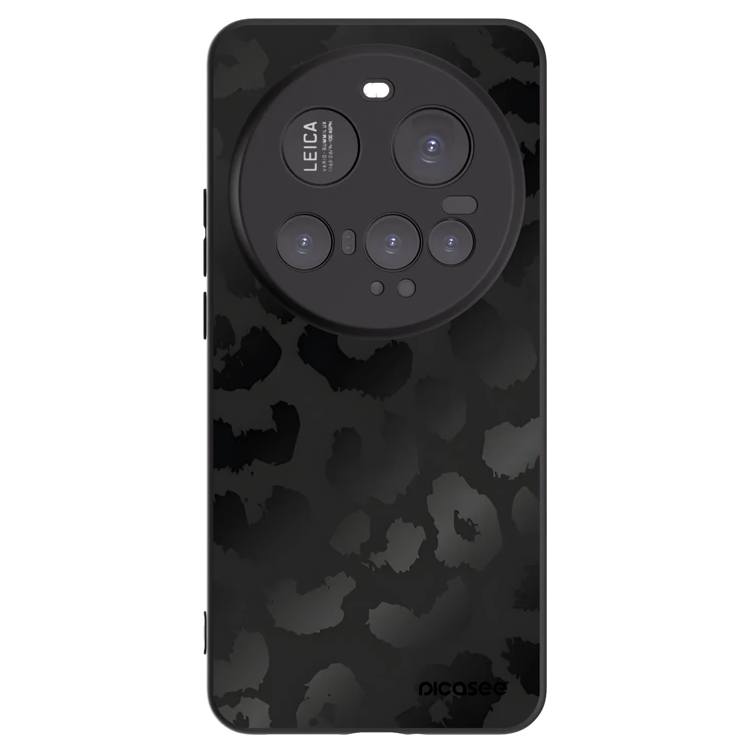 Picasee crna silikonska maskica za Xiaomi 15 Ultra - Midnight Leopard