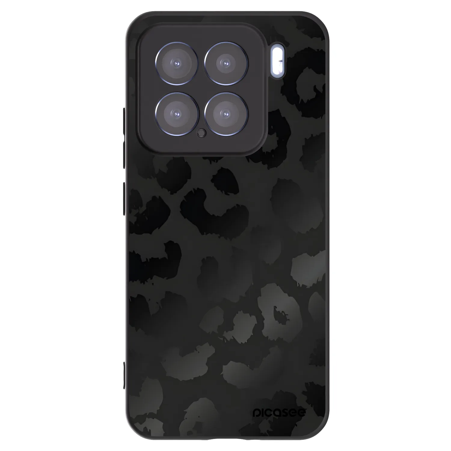Picasee crna silikonska maskica za Xiaomi 15 - Midnight Leopard