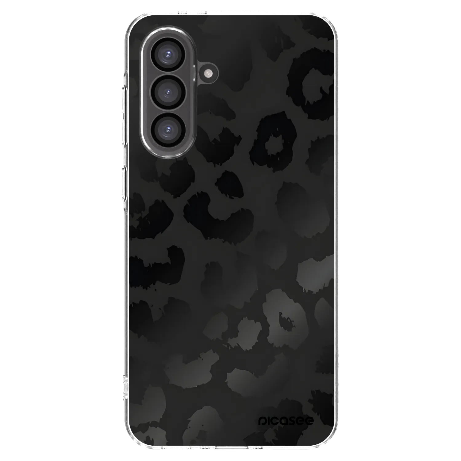Picasee silikonska prozirna maskica za Samsung Galaxy A56 5G A566B - Midnight Leopard