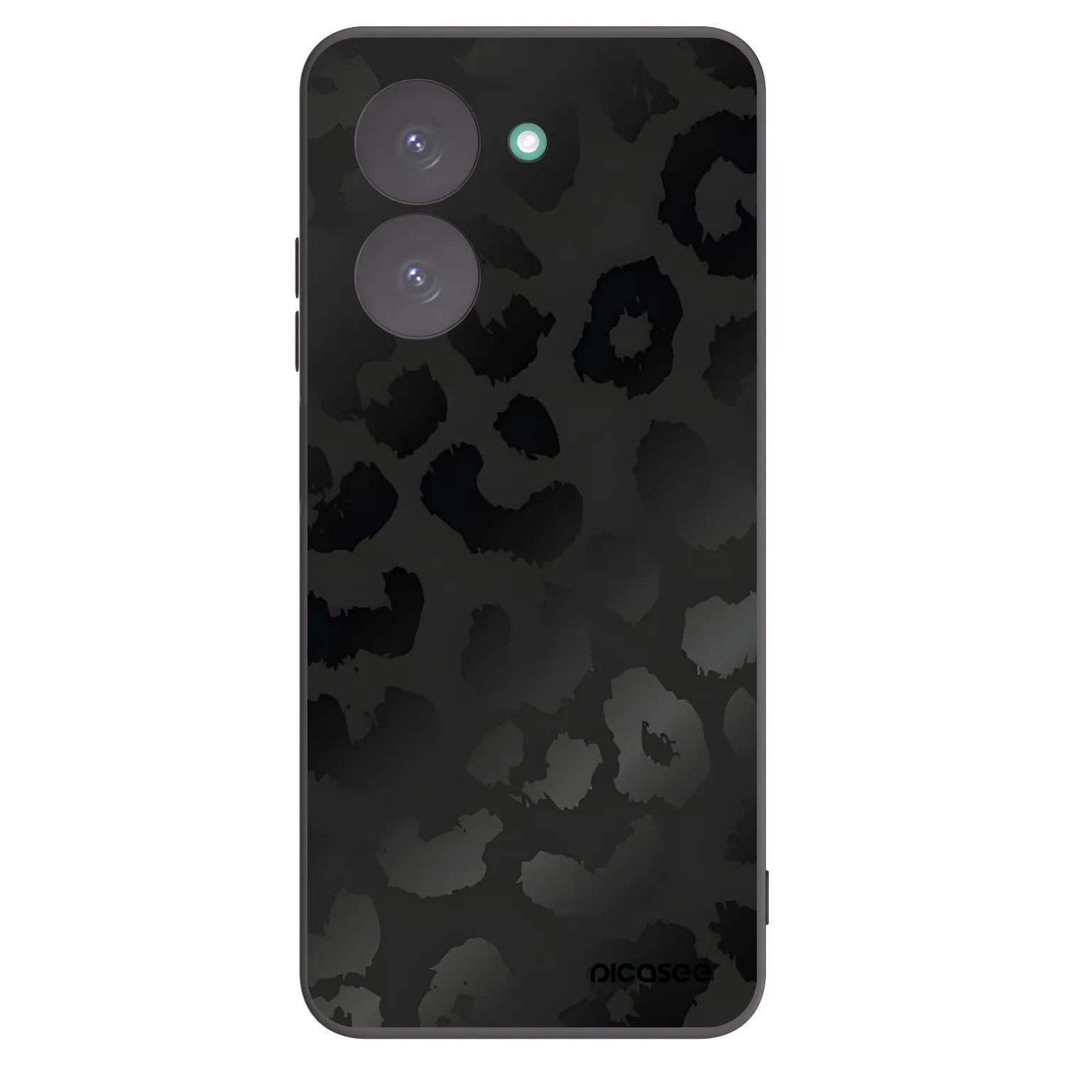 Picasee crna silikonska maskica za Xiaomi Redmi A5 - Midnight Leopard