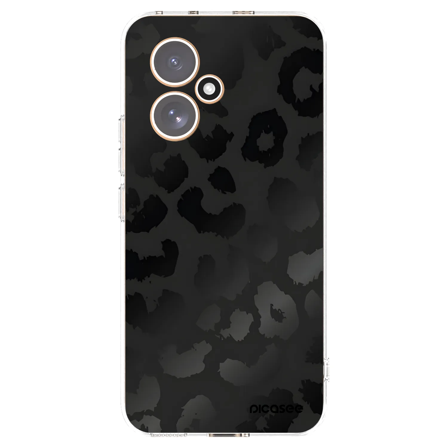 Picasee silikonska prozirna maskica za Honor 400 5G - Midnight Leopard