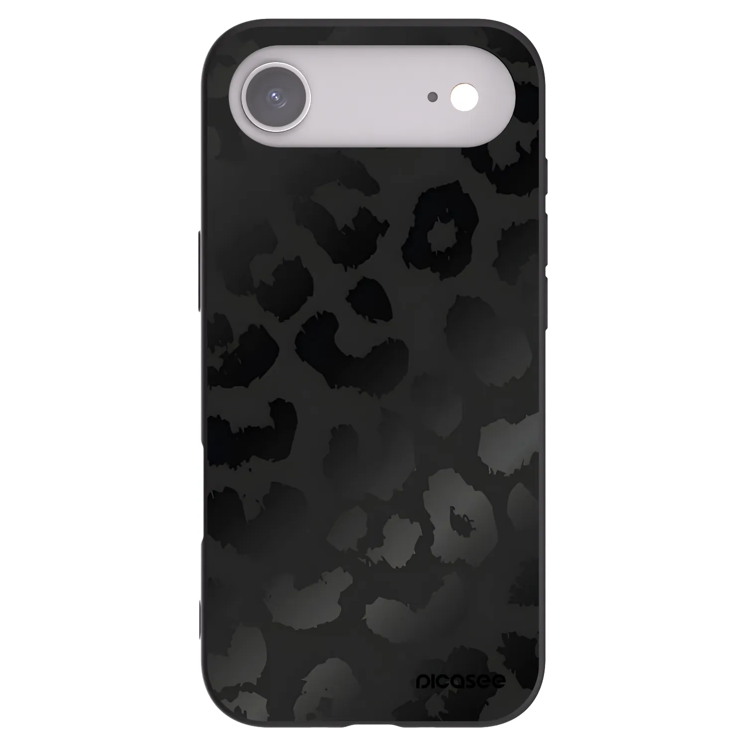 Picasee crna silikonska maskica za Apple iPhone Air - Midnight Leopard