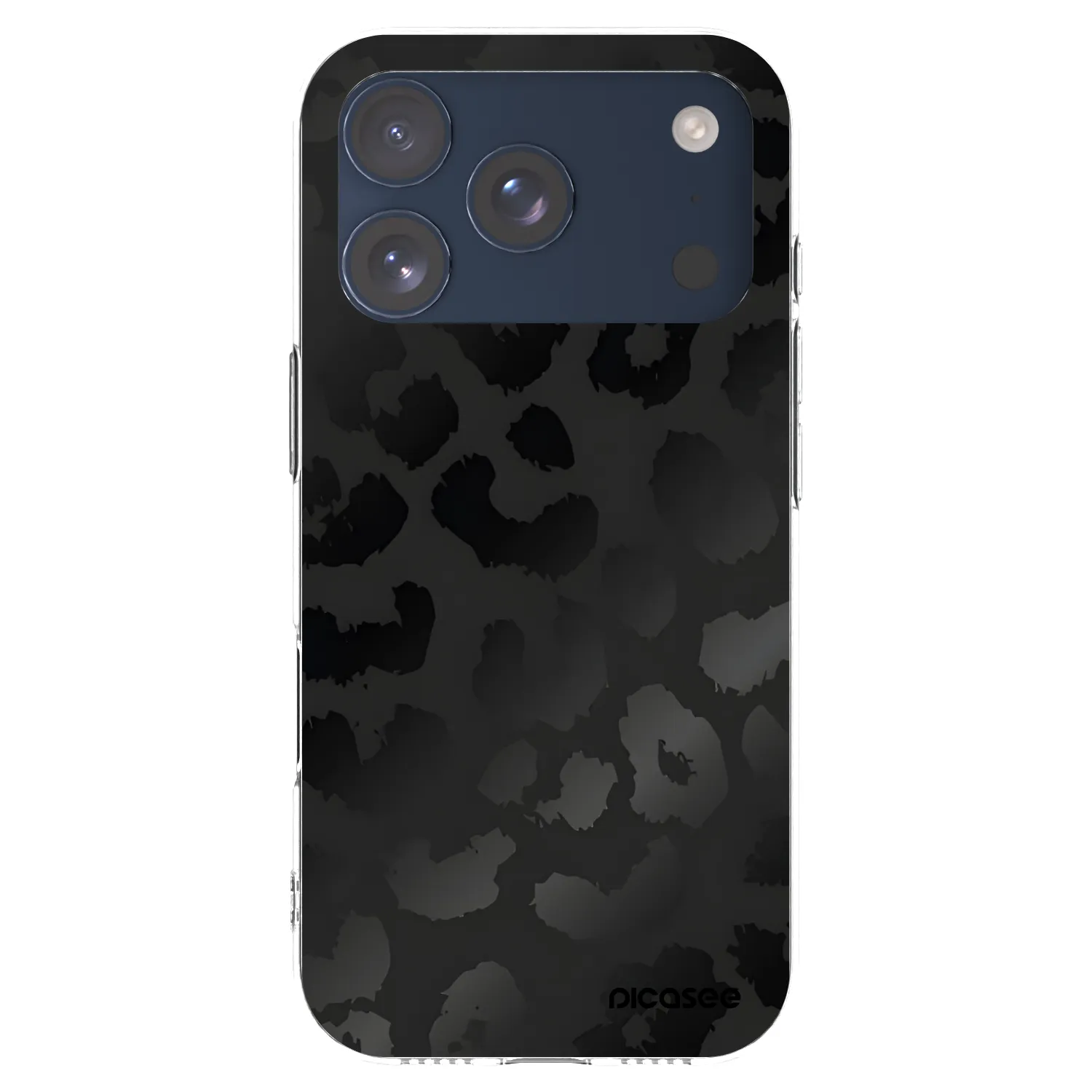 Picasee silikonska prozirna maskica za Apple iPhone 17 Pro - Midnight Leopard