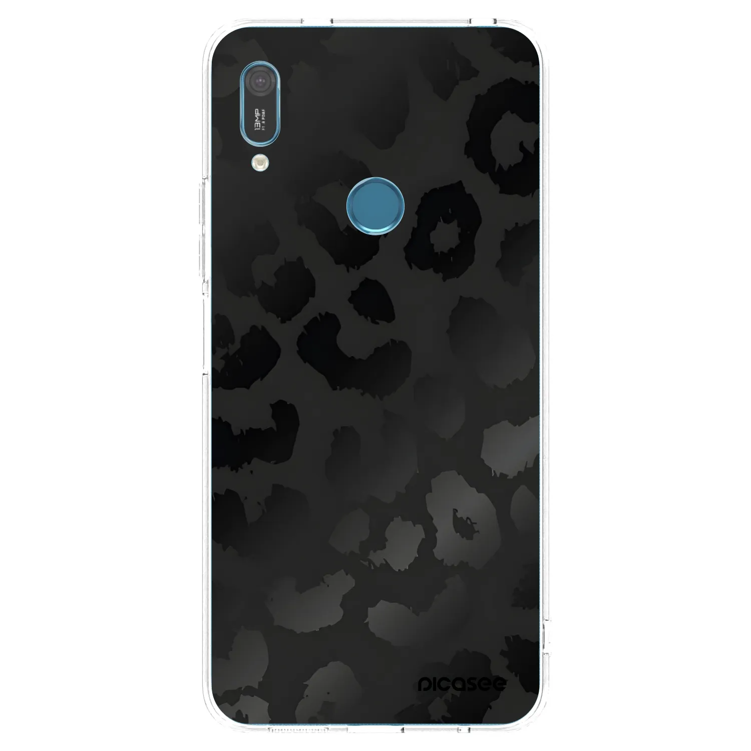 Picasee silikonska prozirna maskica za Huawei Y6 2019 - Midnight Leopard