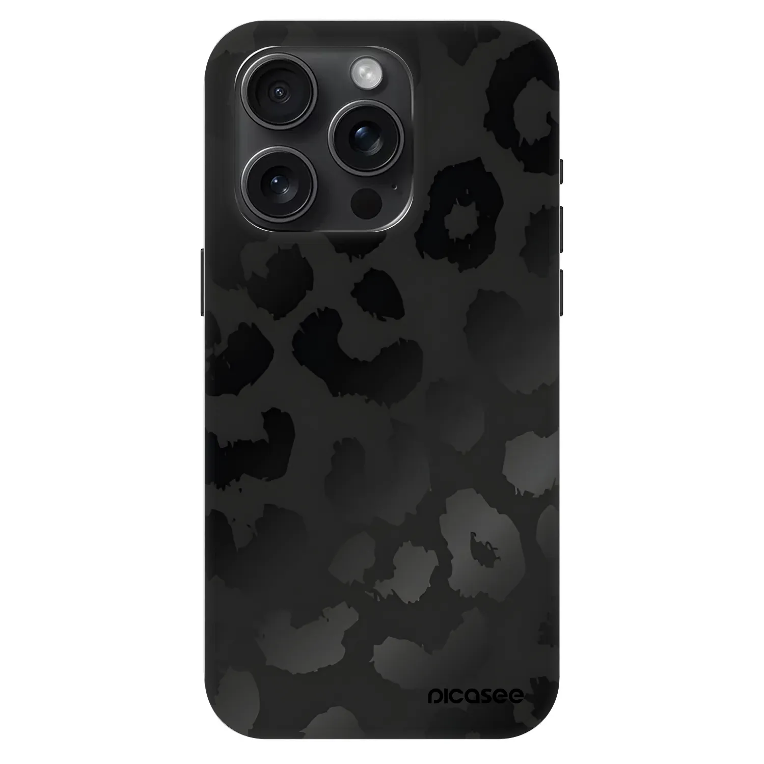 Picasee Fashion Case MagSafe za Apple iPhone 15 Pro - Midnight Leopard