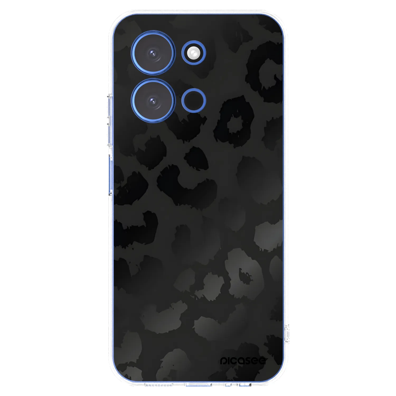 Picasee silikonska prozirna maskica za Xiaomi Redmi 15C 4G - Midnight Leopard