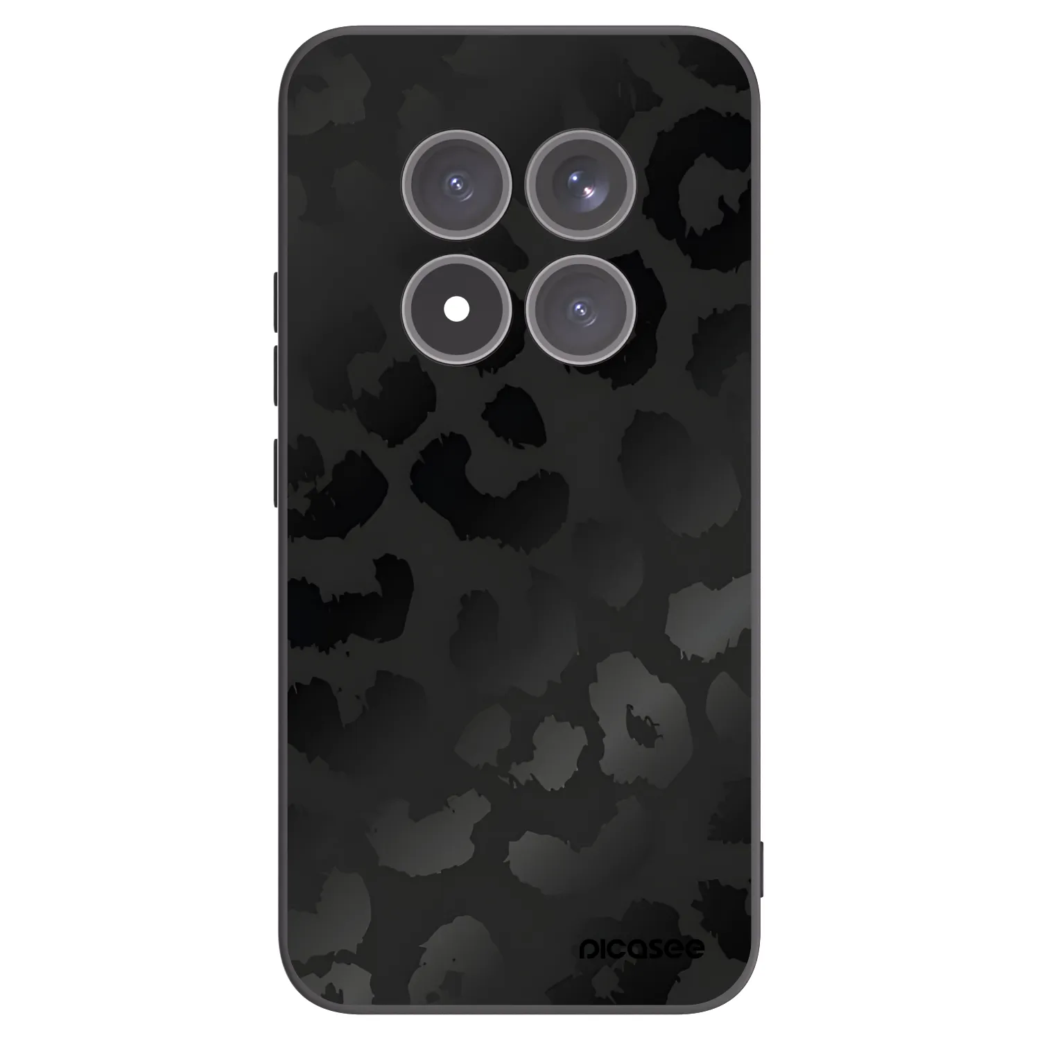 Picasee crna silikonska maskica za Xiaomi Redmi Note 15 Pro+ - Midnight Leopard