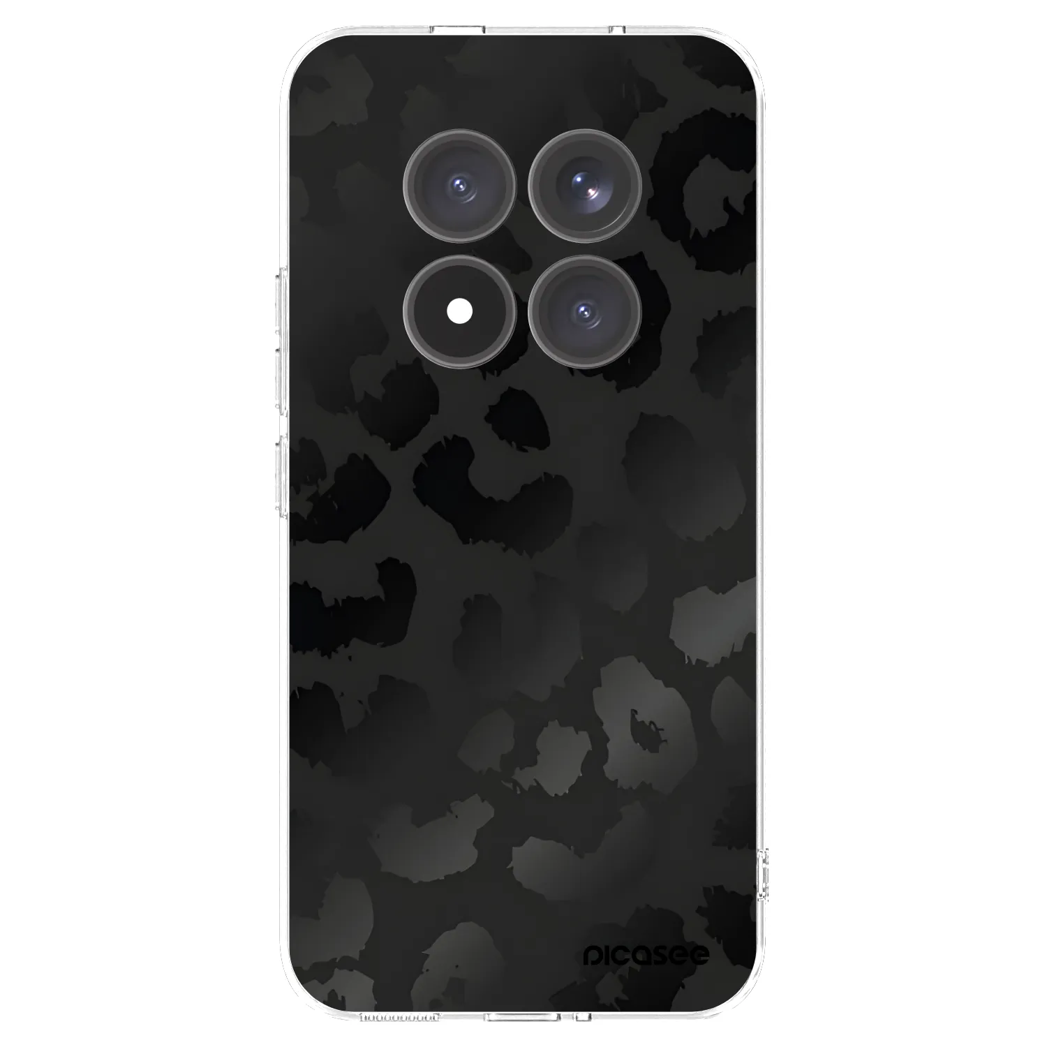 Picasee silikonska prozirna maskica za Xiaomi Redmi Note 15 Pro+ - Midnight Leopard