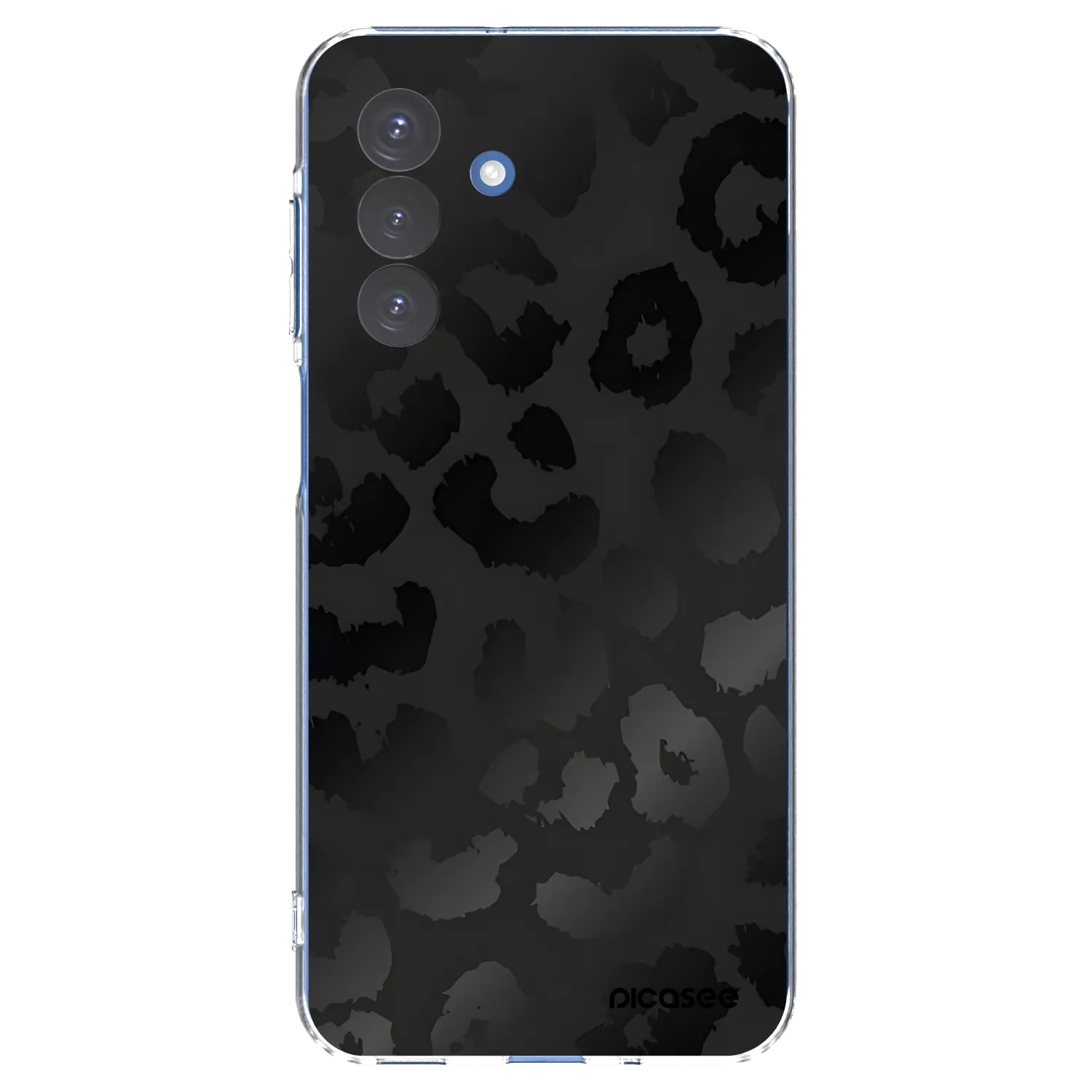 Picasee silikonska prozirna maskica za Samsung Galaxy A17 5G - Midnight Leopard
