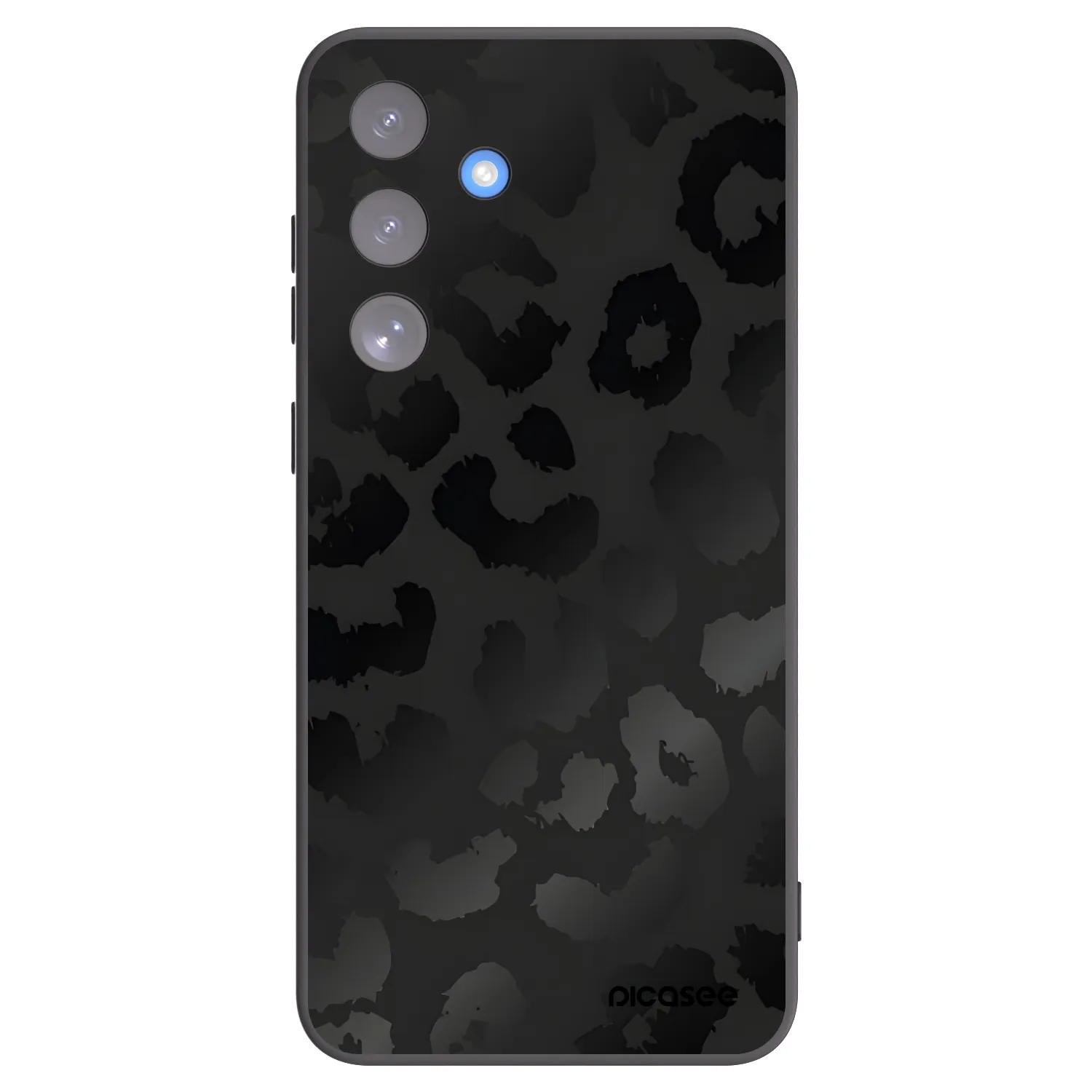 Picasee crna silikonska maskica za Samsung Galaxy S25 FE 5G - Midnight Leopard