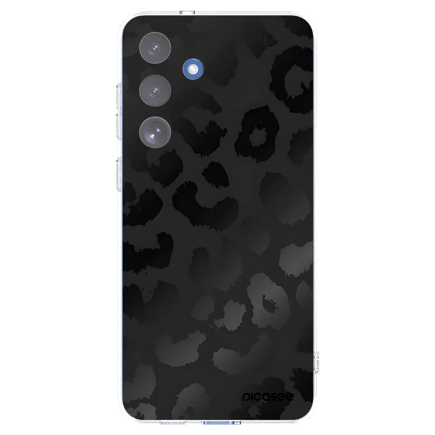 Picasee silikonska prozirna maskica za Samsung Galaxy S25 FE 5G - Midnight Leopard