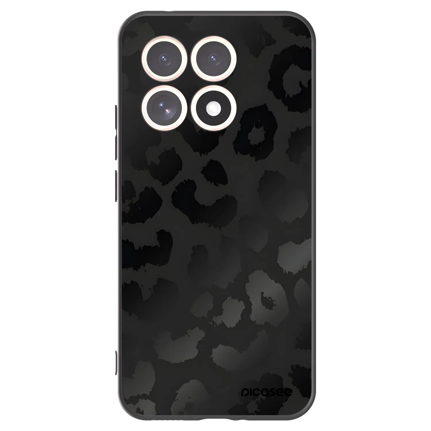 Picasee crna silikonska maskica za Xiaomi 15T - Midnight Leopard