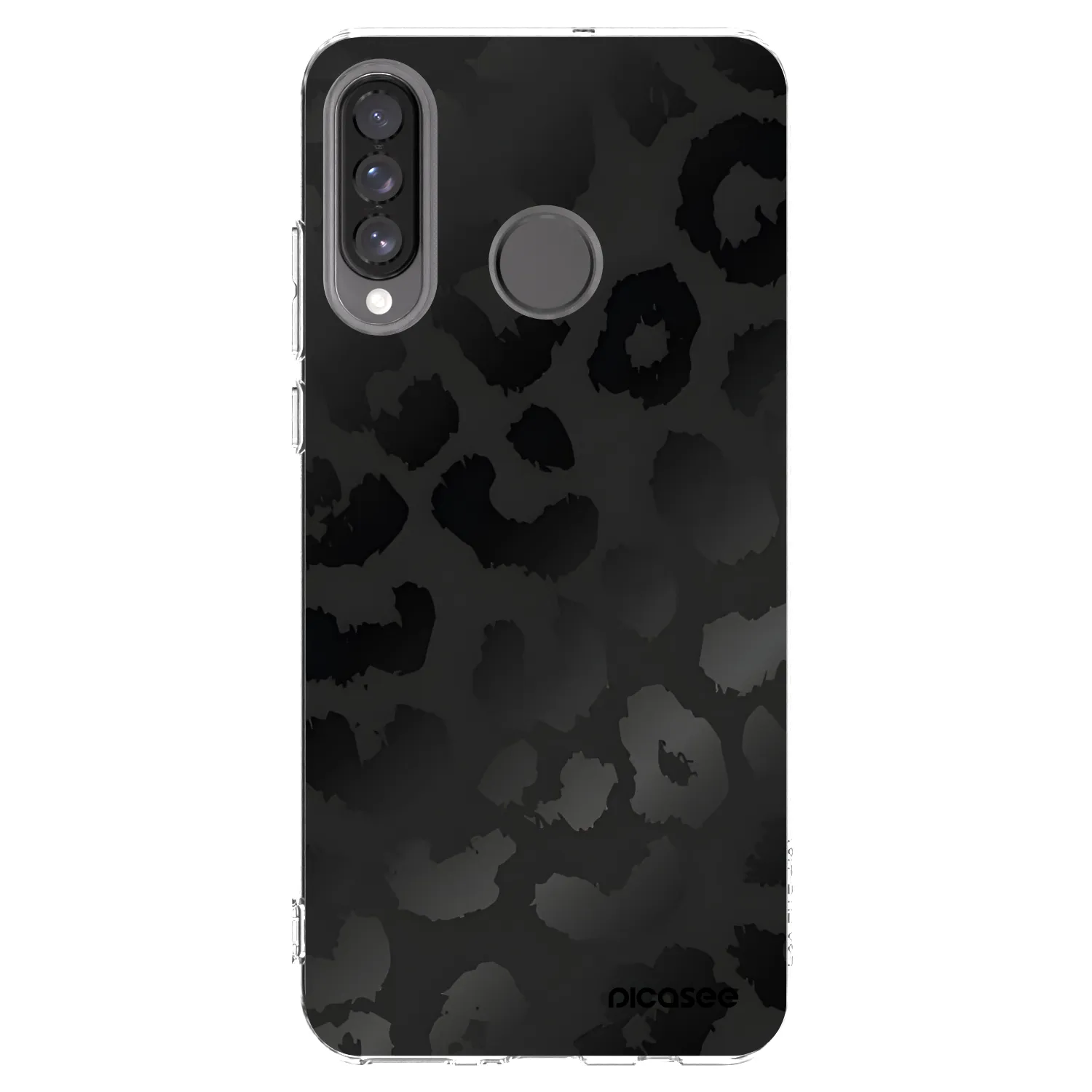 Picasee silikonska prozirna maskica za Huawei P30 Lite - Midnight Leopard