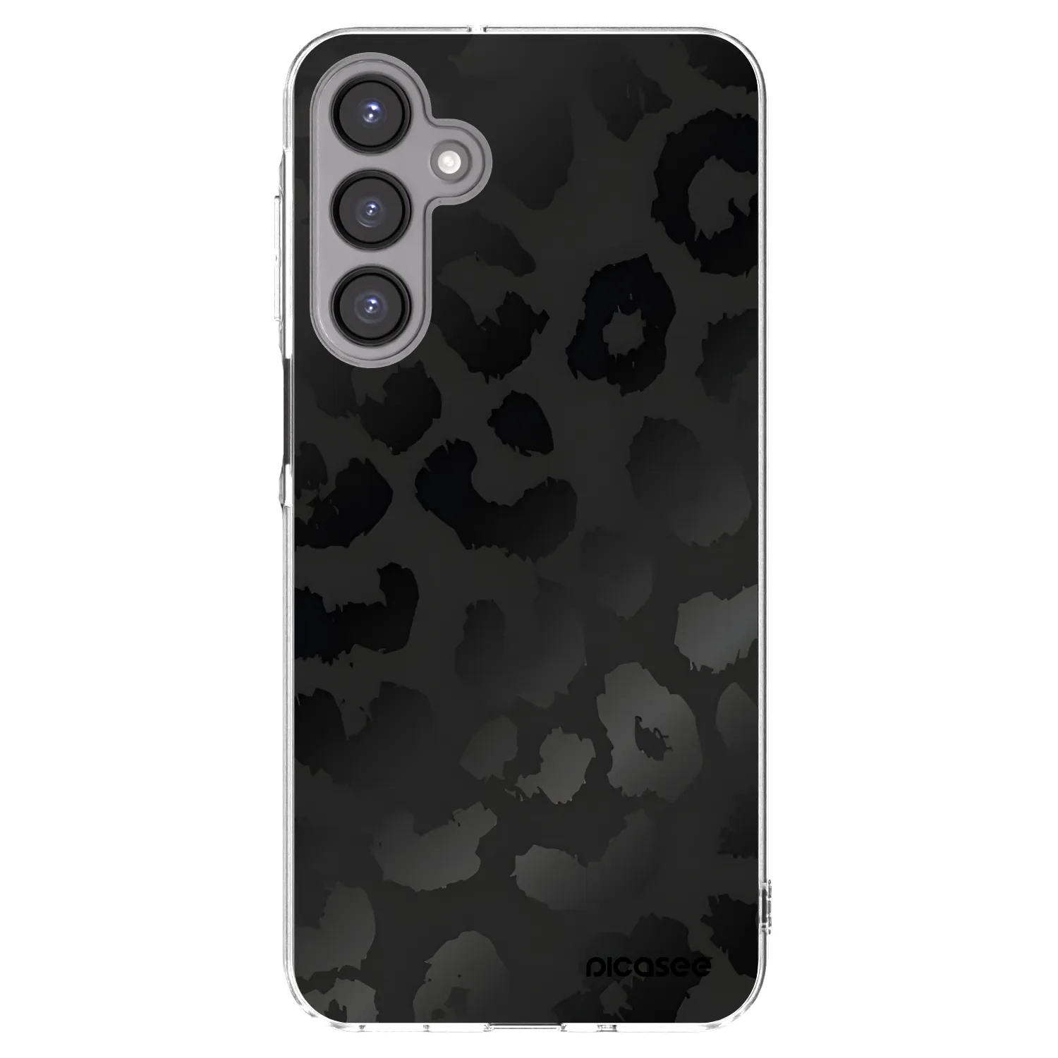 Picasee silikonska prozirna maskica za Samsung Galaxy A16 4G - Midnight Leopard