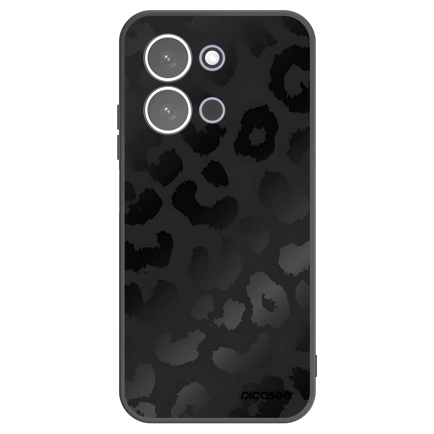 Picasee crna silikonska maskica za Xiaomi Redmi 15C 5G - Midnight Leopard