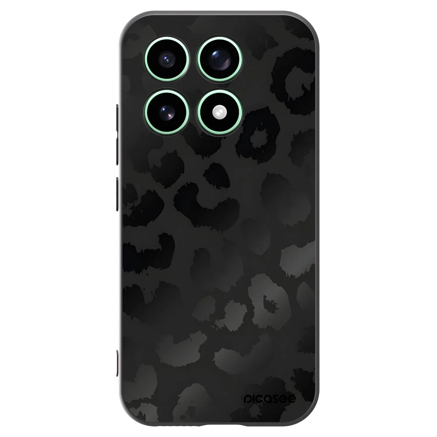 Picasee crna silikonska maskica za Xiaomi 17 - Midnight Leopard