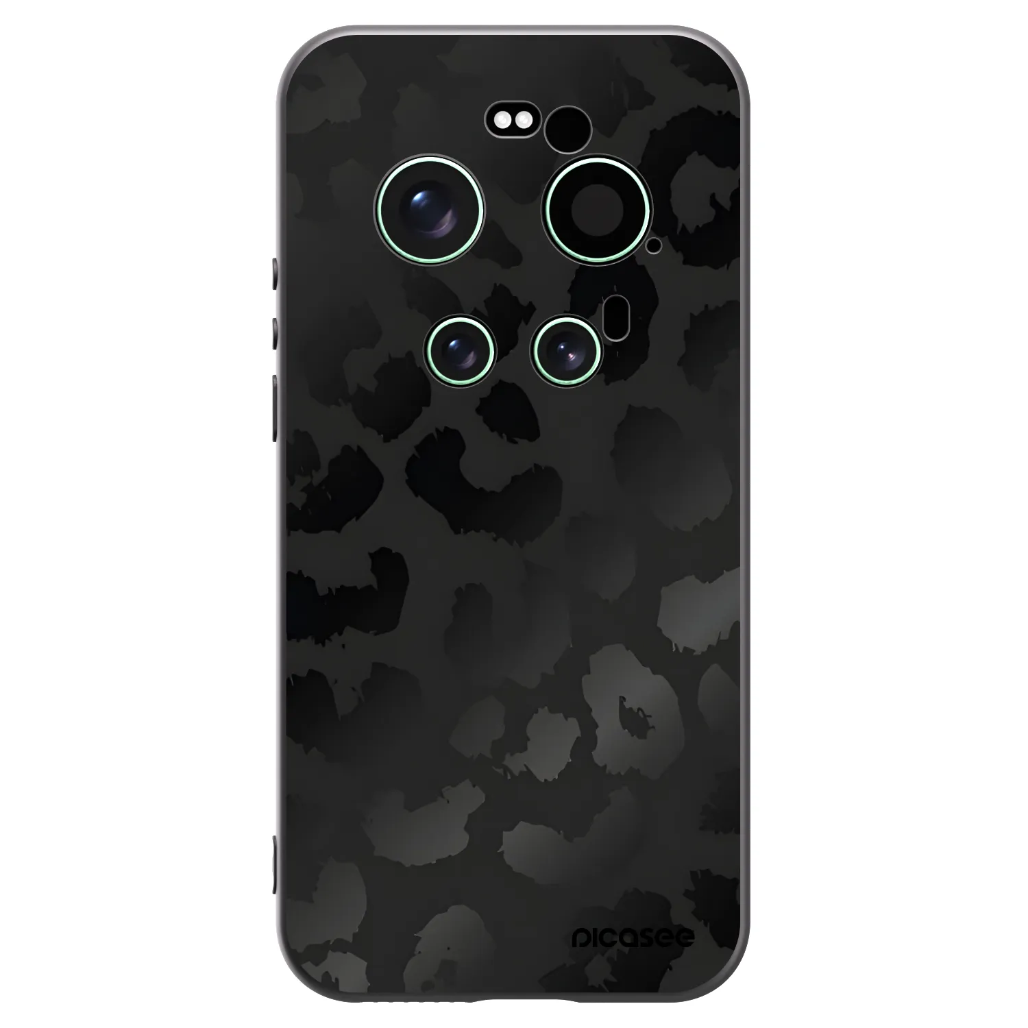 Picasee crna silikonska maskica za Xiaomi 17 Ultra - Midnight Leopard