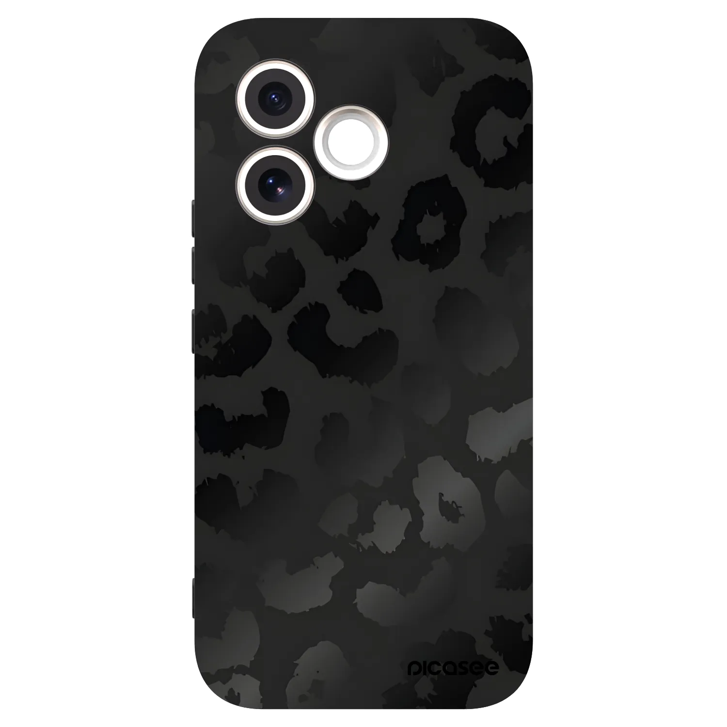 Picasee crna silikonska maskica za Honor 600 Lite - Midnight Leopard