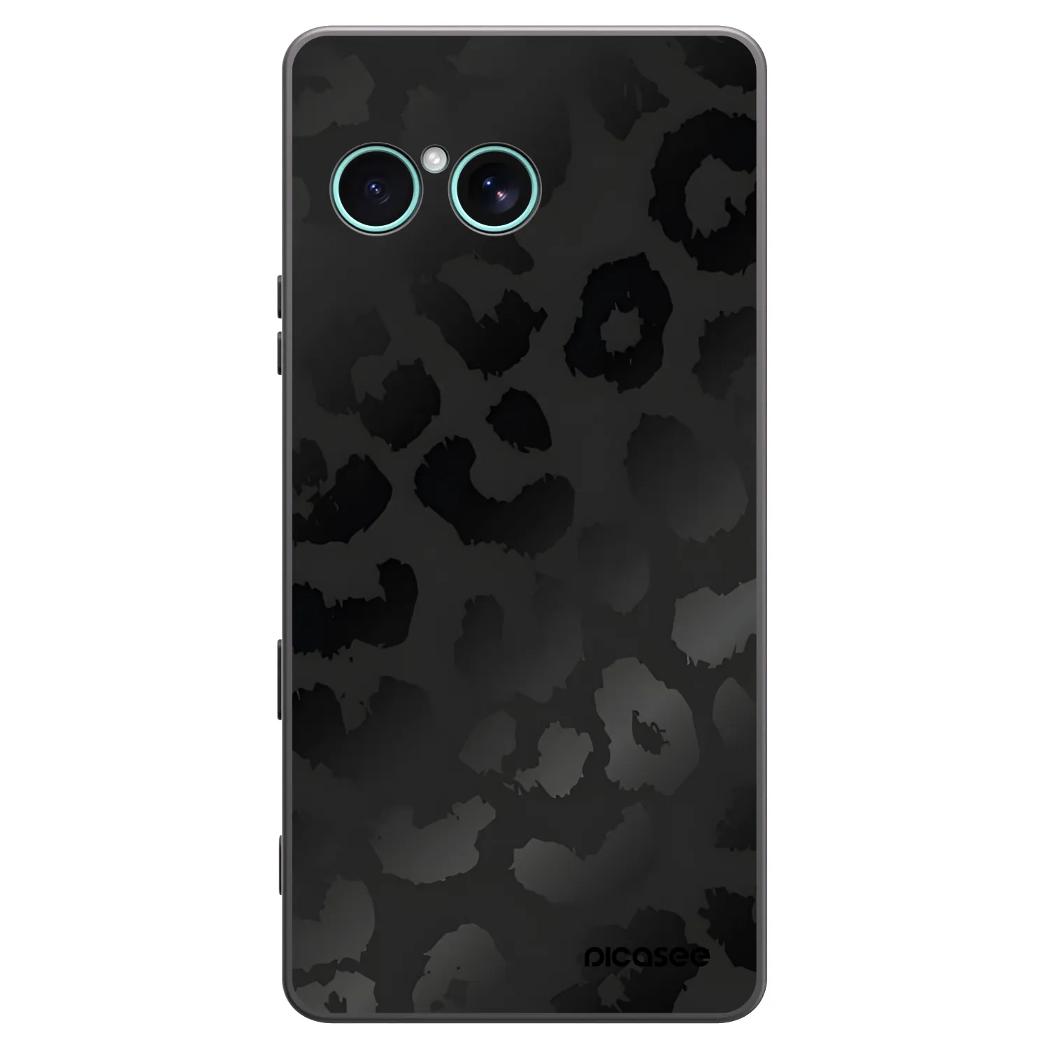 Picasee crna silikonska maskica za Sony Xperia 10 VII - Midnight Leopard
