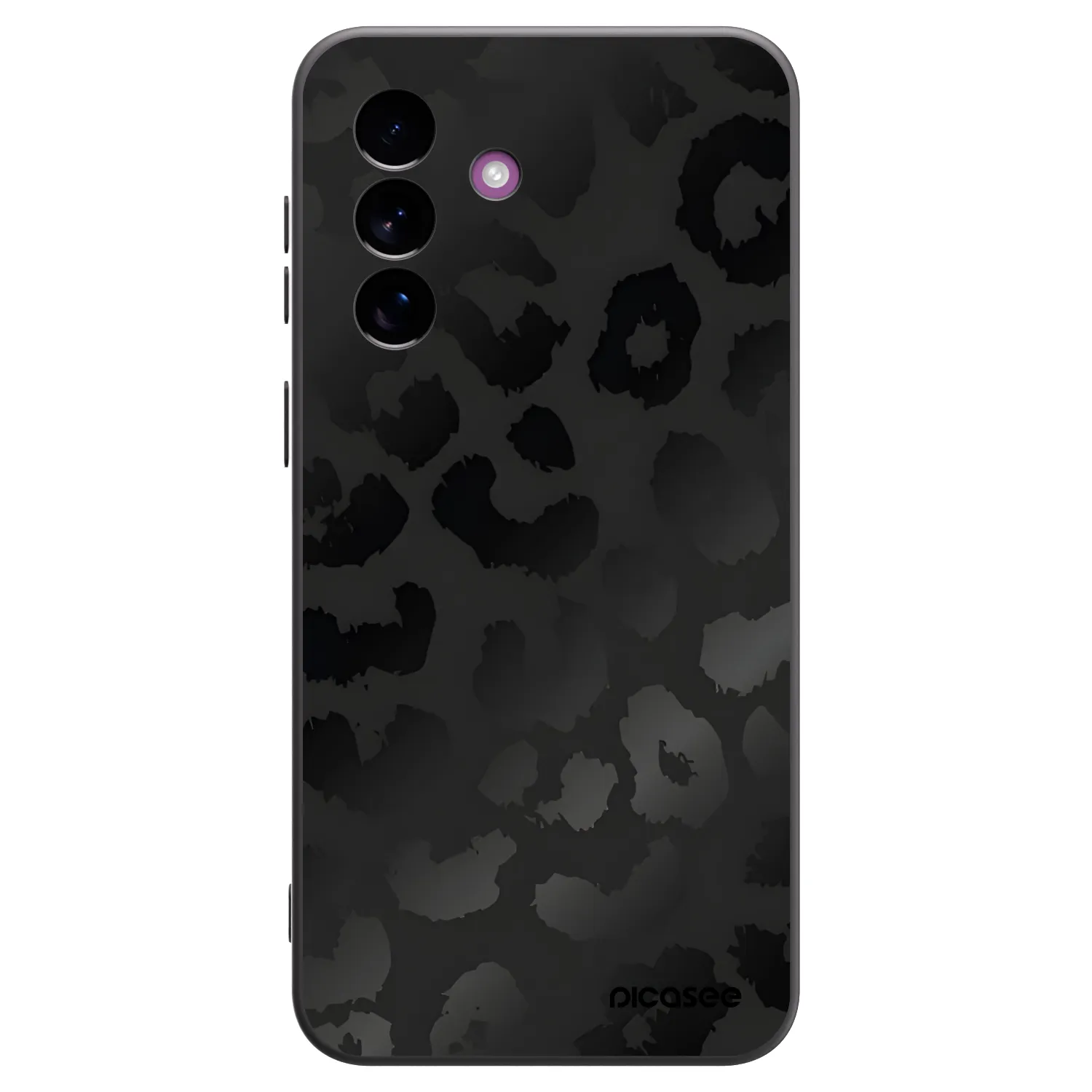 Picasee crna silikonska maskica za Samsung Galaxy A37 - Midnight Leopard