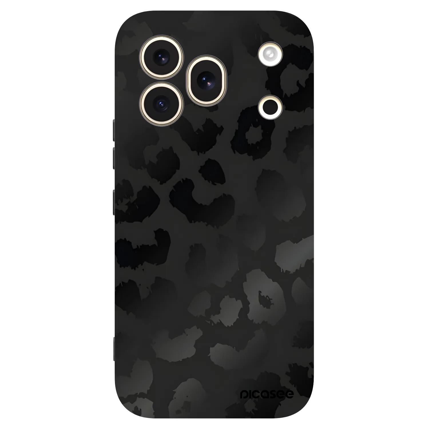Picasee crna silikonska maskica za Honor 600 Pro - Midnight Leopard