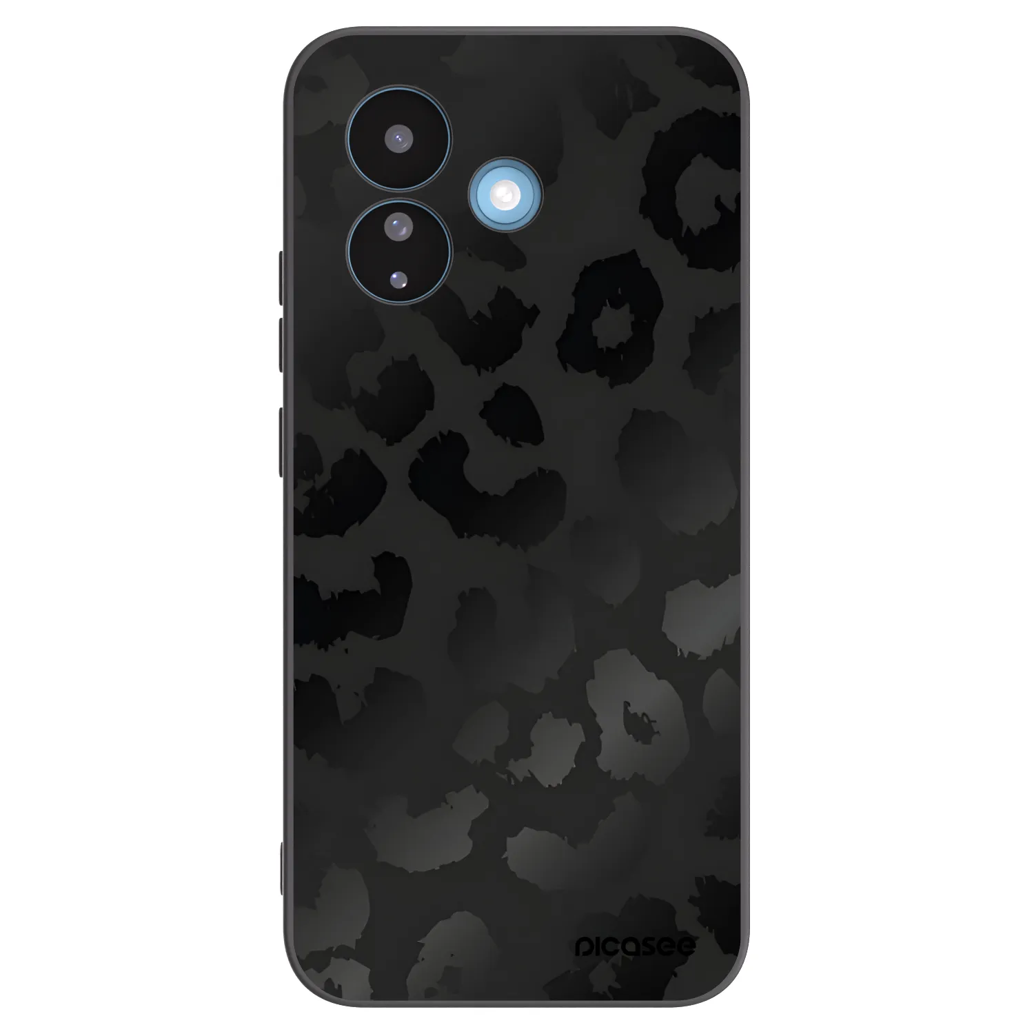 Picasee crna silikonska maskica za Xiaomi Redmi Note 17 Pro 5G - Midnight Leopard