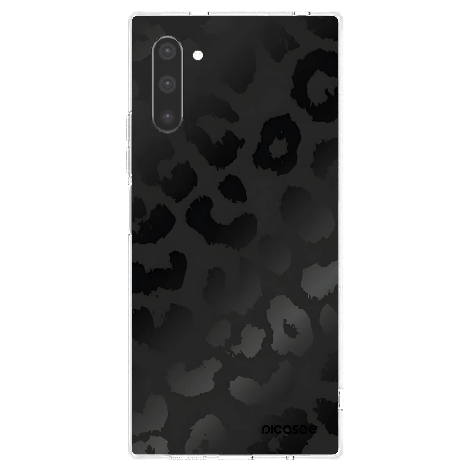 Picasee silikonska prozirna maskica za Samsung Galaxy Note 10 N970F - Midnight Leopard