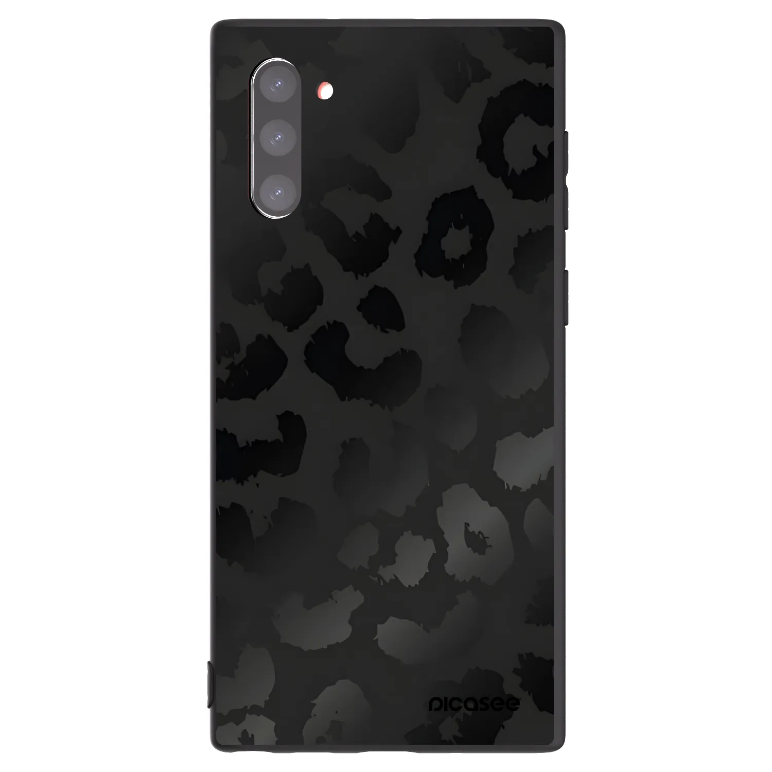 Picasee crna silikonska maskica za Samsung Galaxy Note 10 N970F - Midnight Leopard
