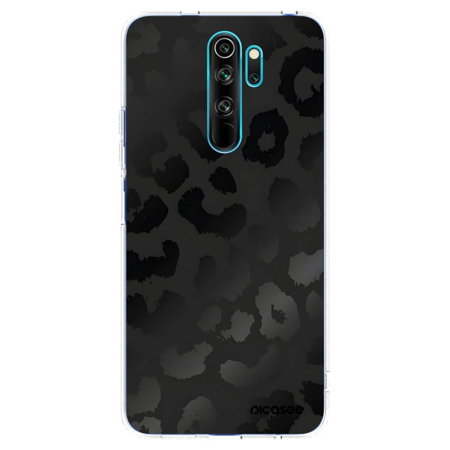 Picasee silikonska prozirna maskica za Xiaomi Redmi Note 8 Pro - Midnight Leopard