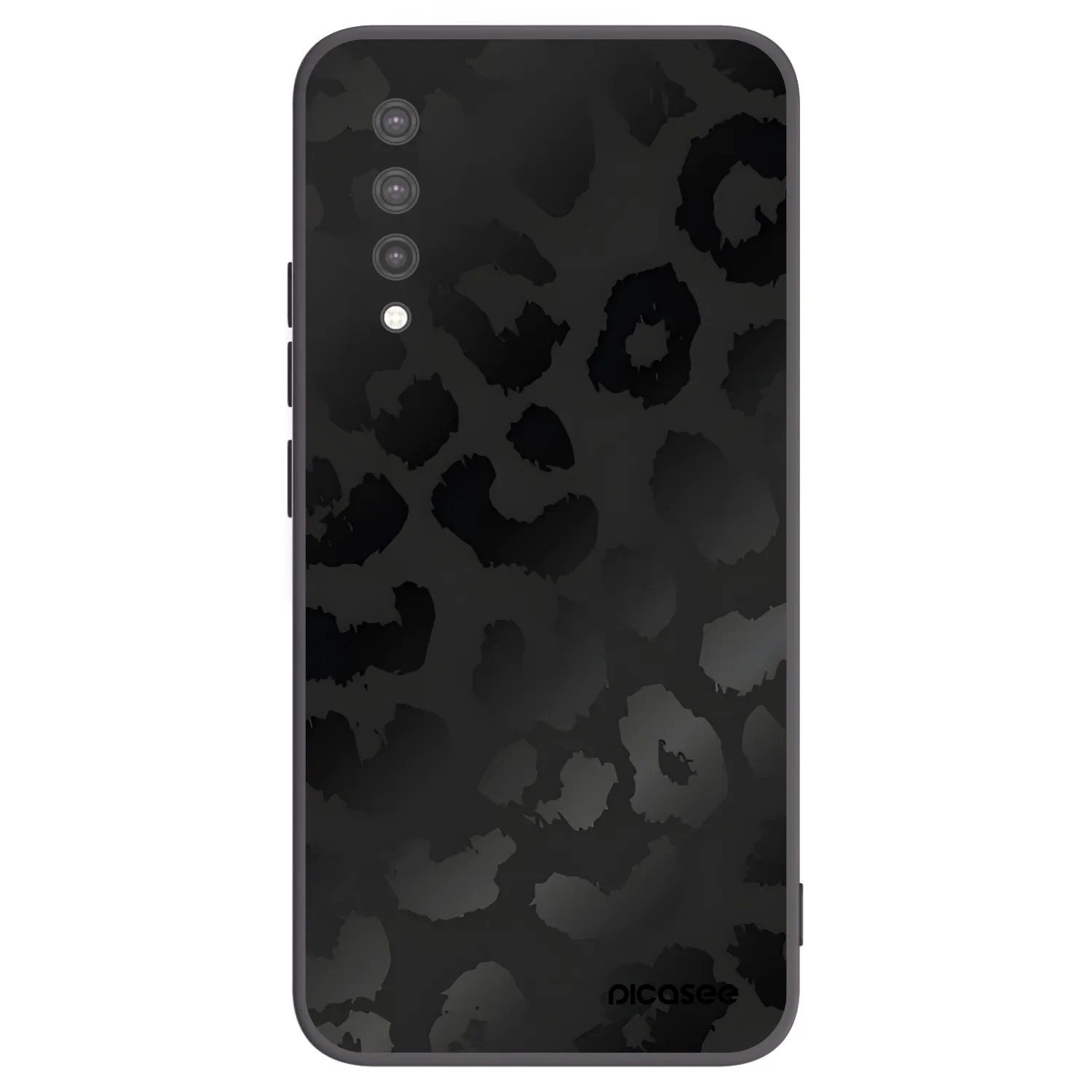 Picasee crna silikonska maskica za Xiaomi Mi 9 Lite - Midnight Leopard