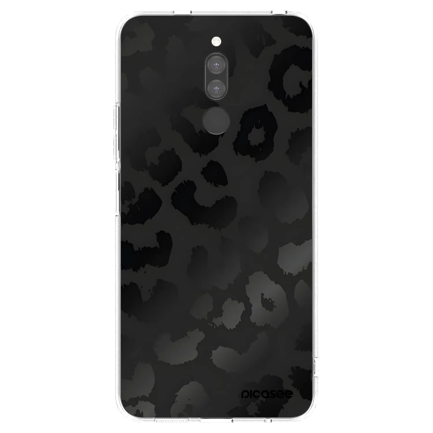 Picasee silikonska prozirna maskica za Xiaomi Redmi 8 - Midnight Leopard