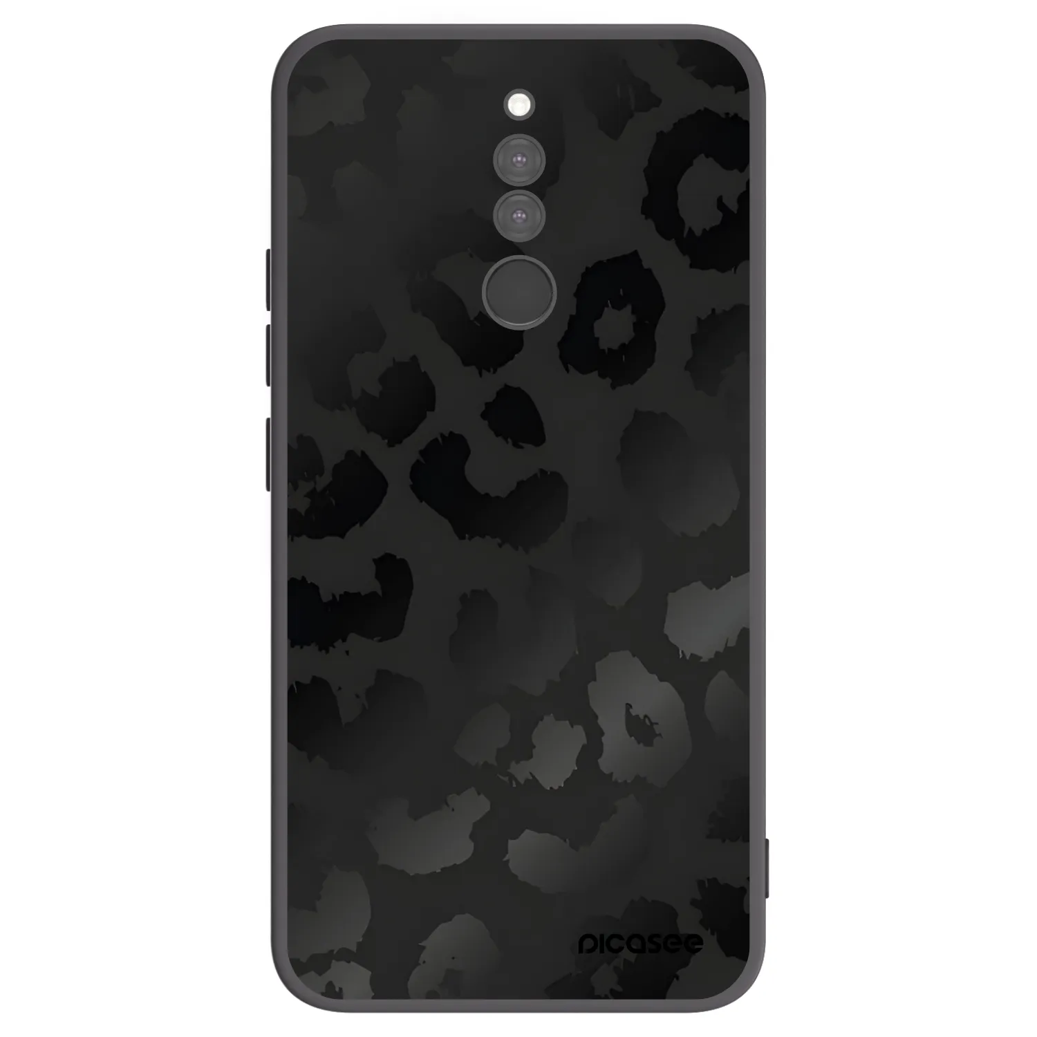 Picasee crna silikonska maskica za Xiaomi Redmi 8 - Midnight Leopard