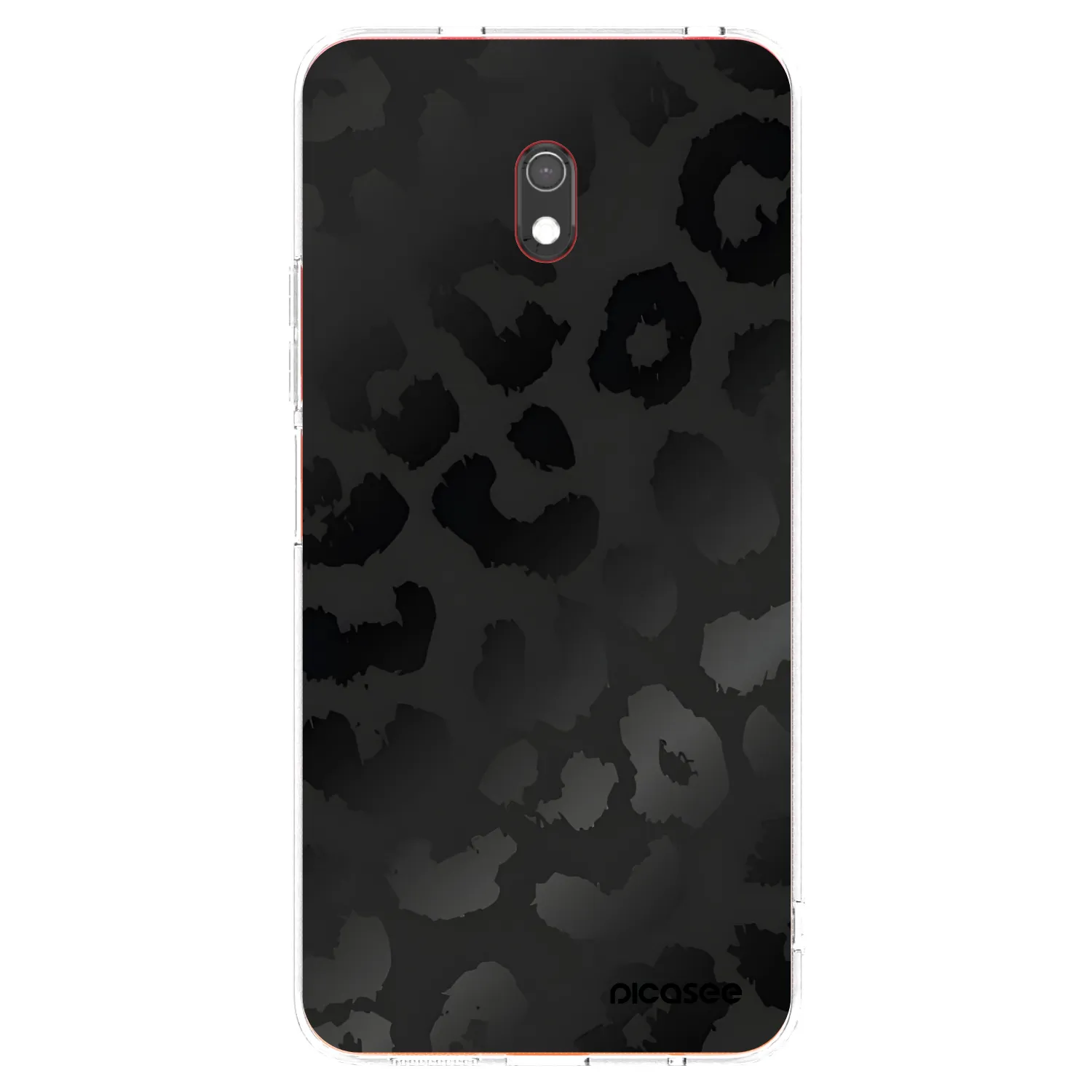 Picasee silikonska prozirna maskica za Xiaomi Redmi 8A - Midnight Leopard