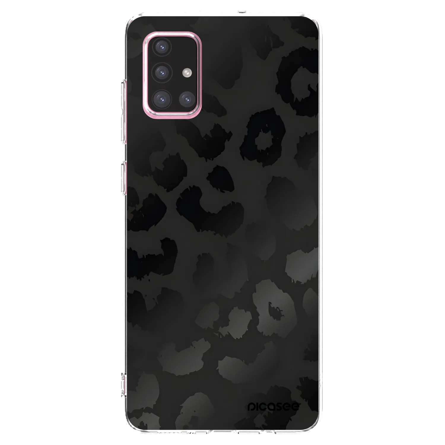 Picasee silikonska prozirna maskica za Samsung Galaxy A71 A715F - Midnight Leopard