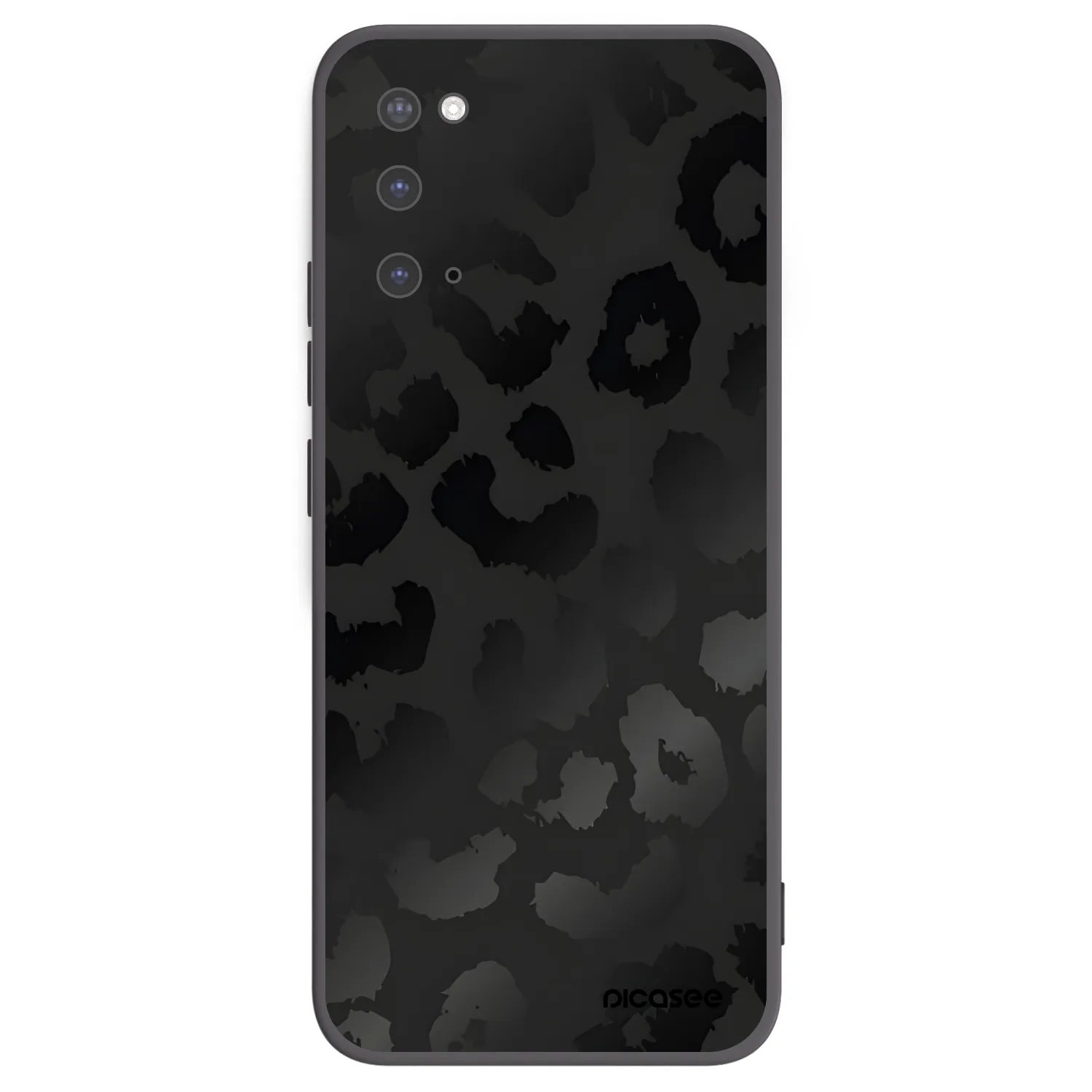 Picasee crna silikonska maskica za Samsung Galaxy S20 G980F - Midnight Leopard