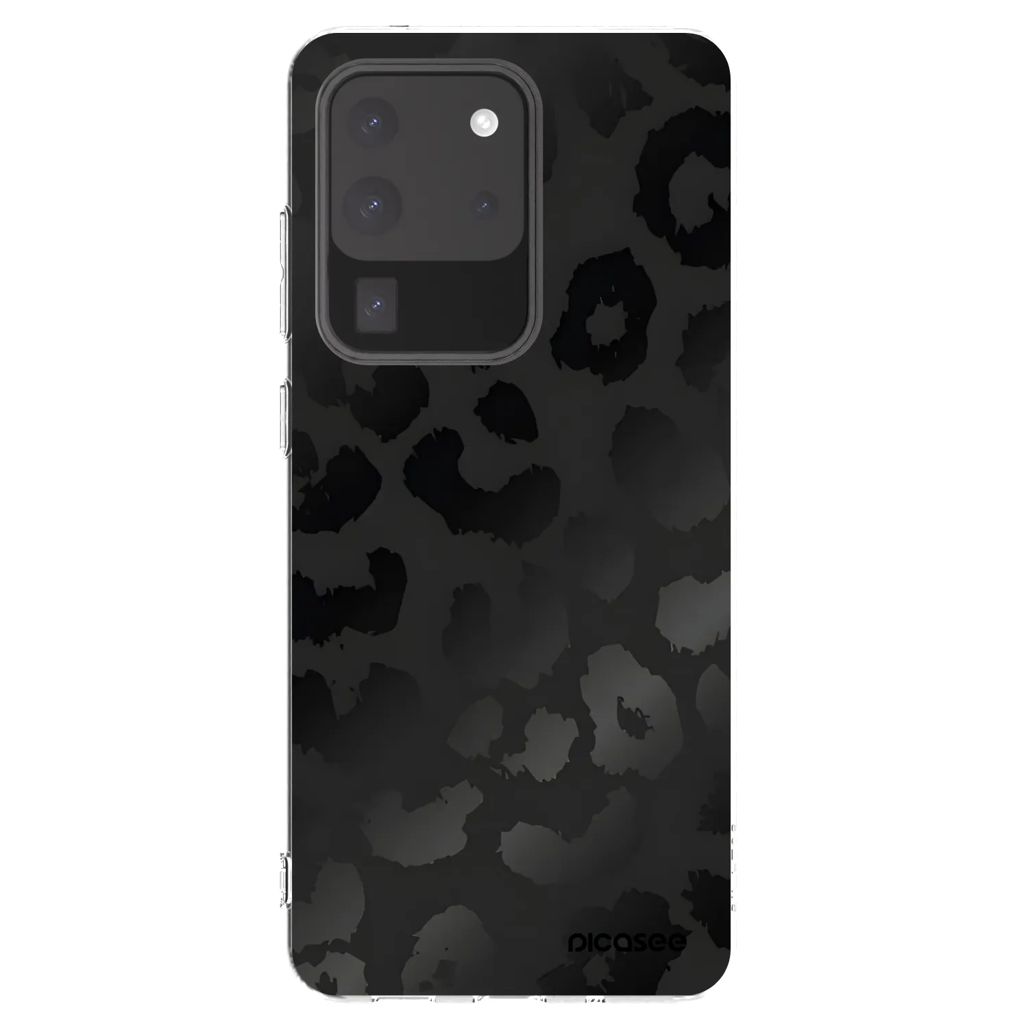 Picasee silikonska prozirna maskica za Samsung Galaxy S20 Ultra 5G G988F - Midnight Leopard