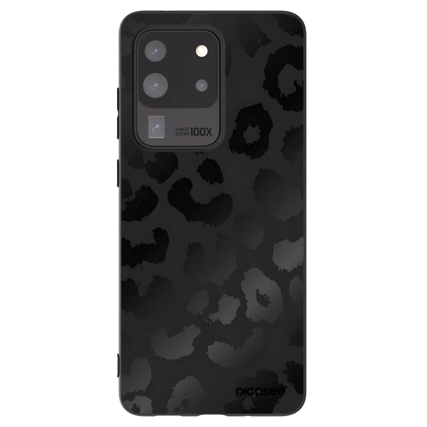 Picasee crna silikonska maskica za Samsung Galaxy S20 Ultra 5G G988F - Midnight Leopard