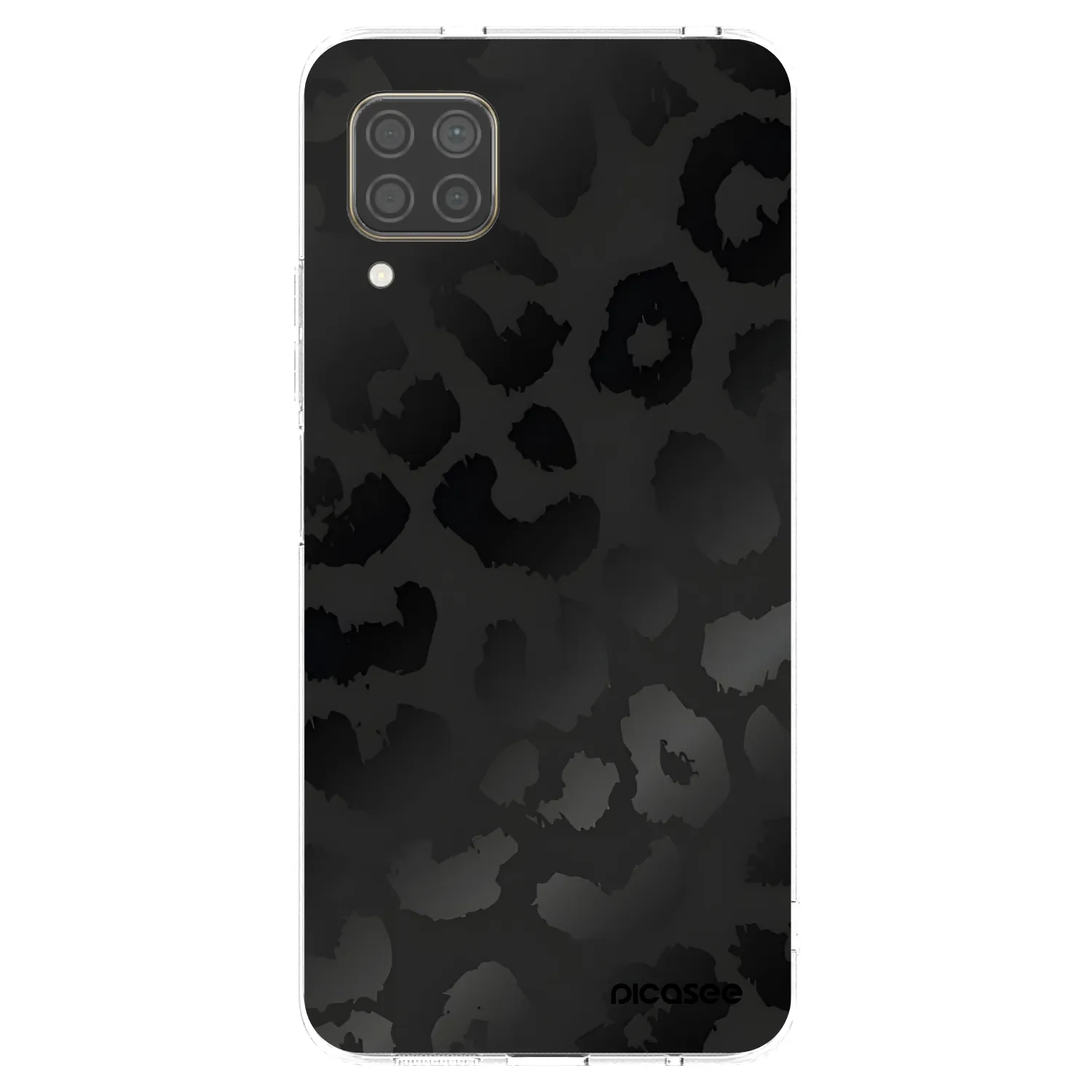 Picasee silikonska prozirna maskica za Huawei P40 Lite - Midnight Leopard