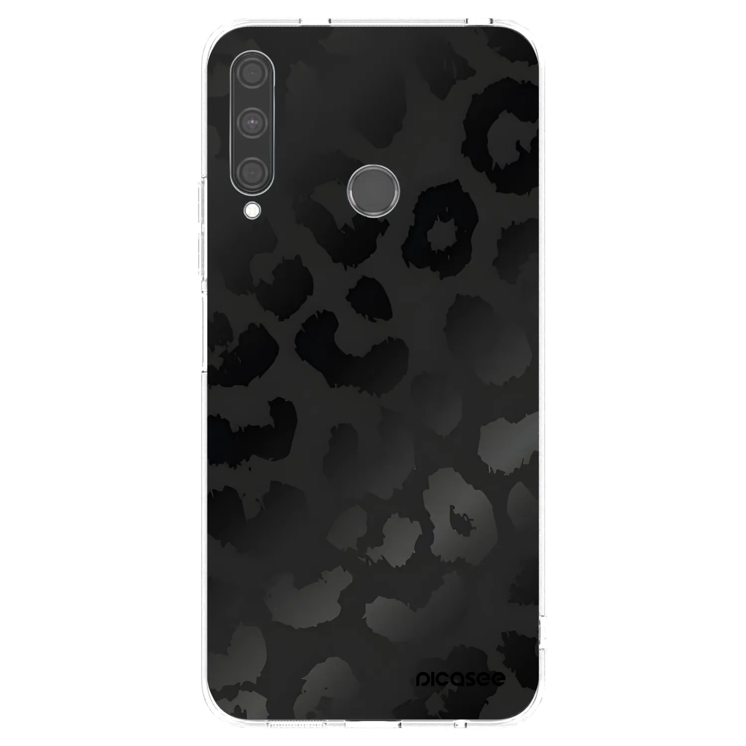 Picasee silikonska prozirna maskica za Huawei P40 Lite E - Midnight Leopard