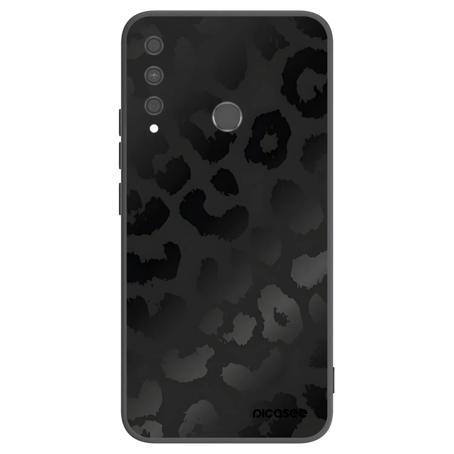 Picasee crna silikonska maskica za Huawei P40 Lite E - Midnight Leopard