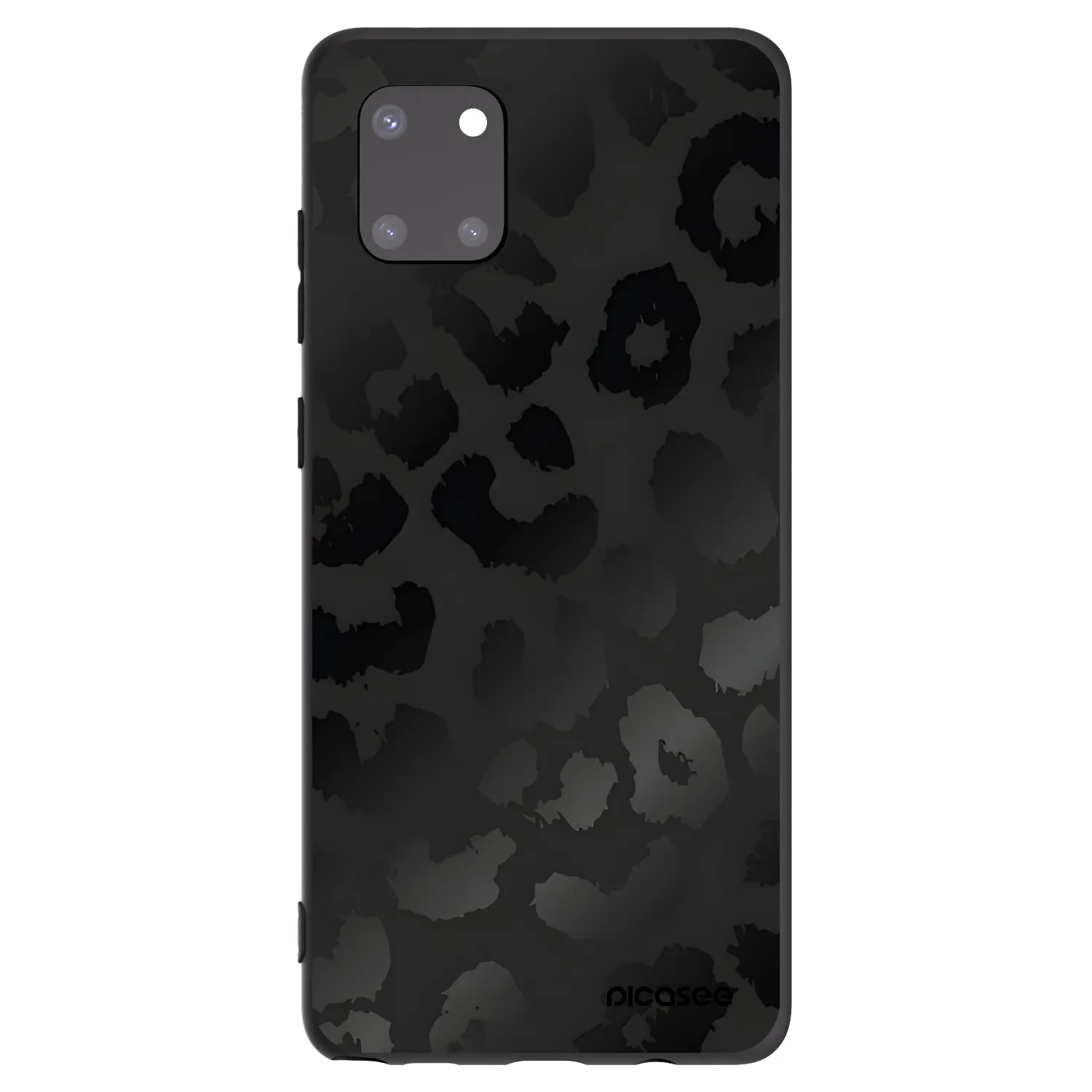 Picasee crna silikonska maskica za Samsung Galaxy Note 10 Lite N770F - Midnight Leopard