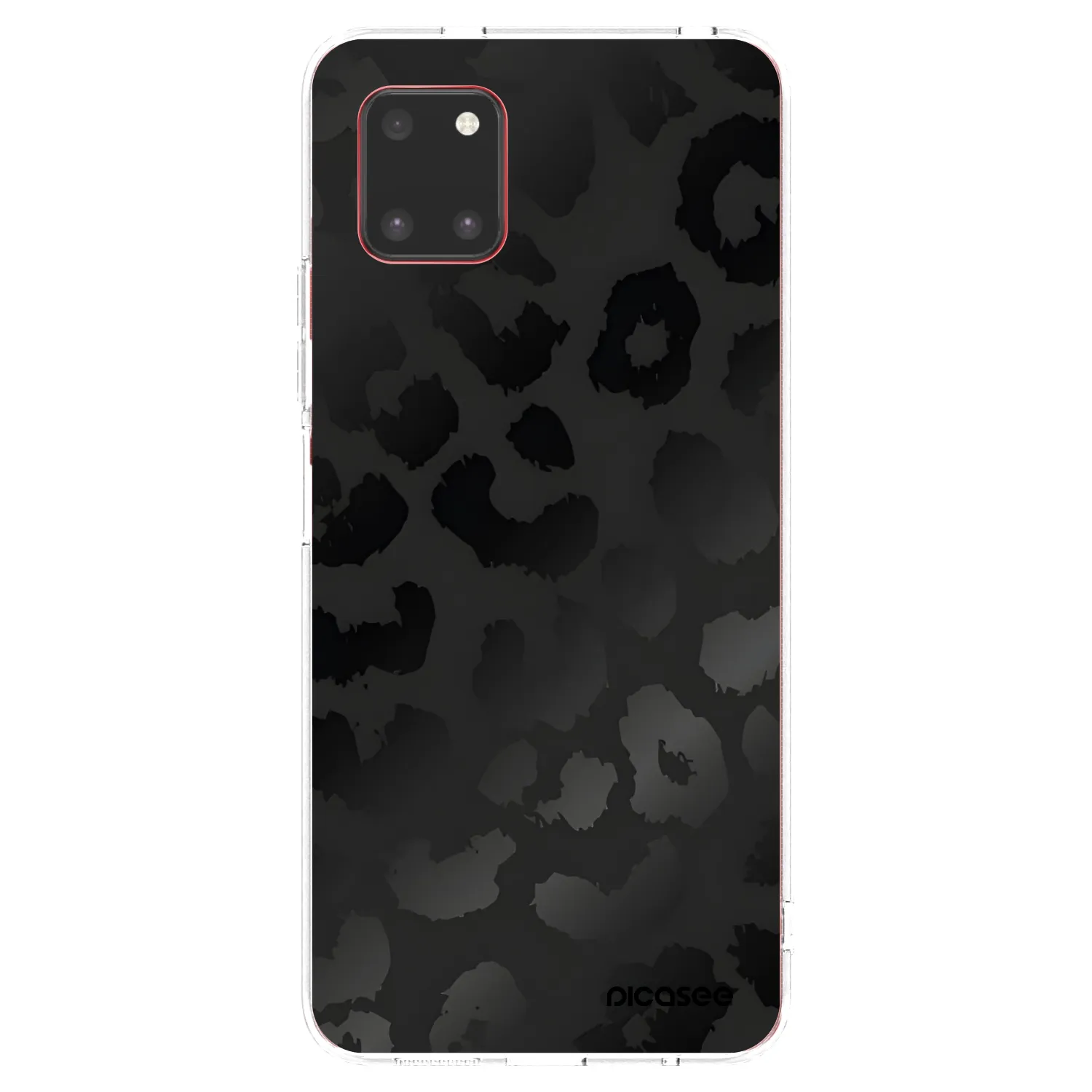Picasee silikonska prozirna maskica za Samsung Galaxy Note 10 Lite N770F - Midnight Leopard
